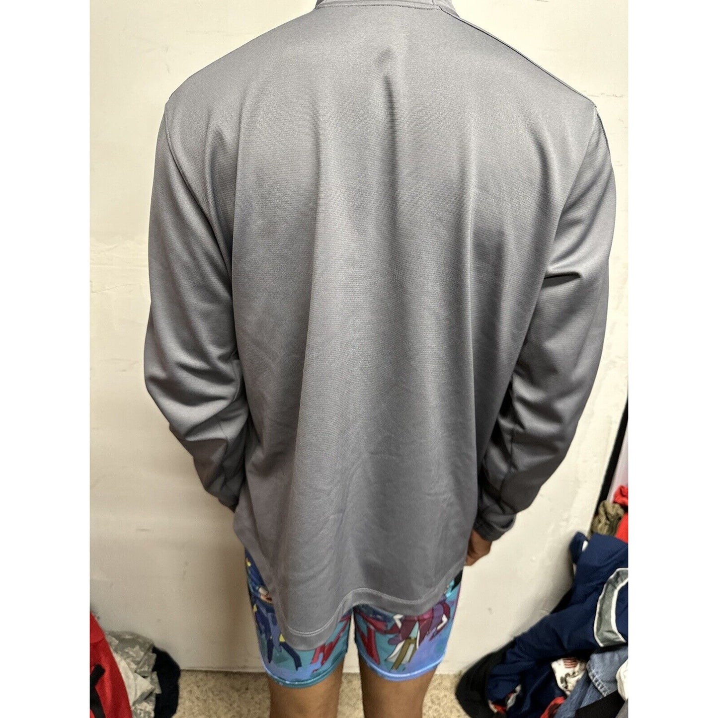 Men’s Gray Under Armour Large Visit Ridge High School Soccer Full Zip Jacket