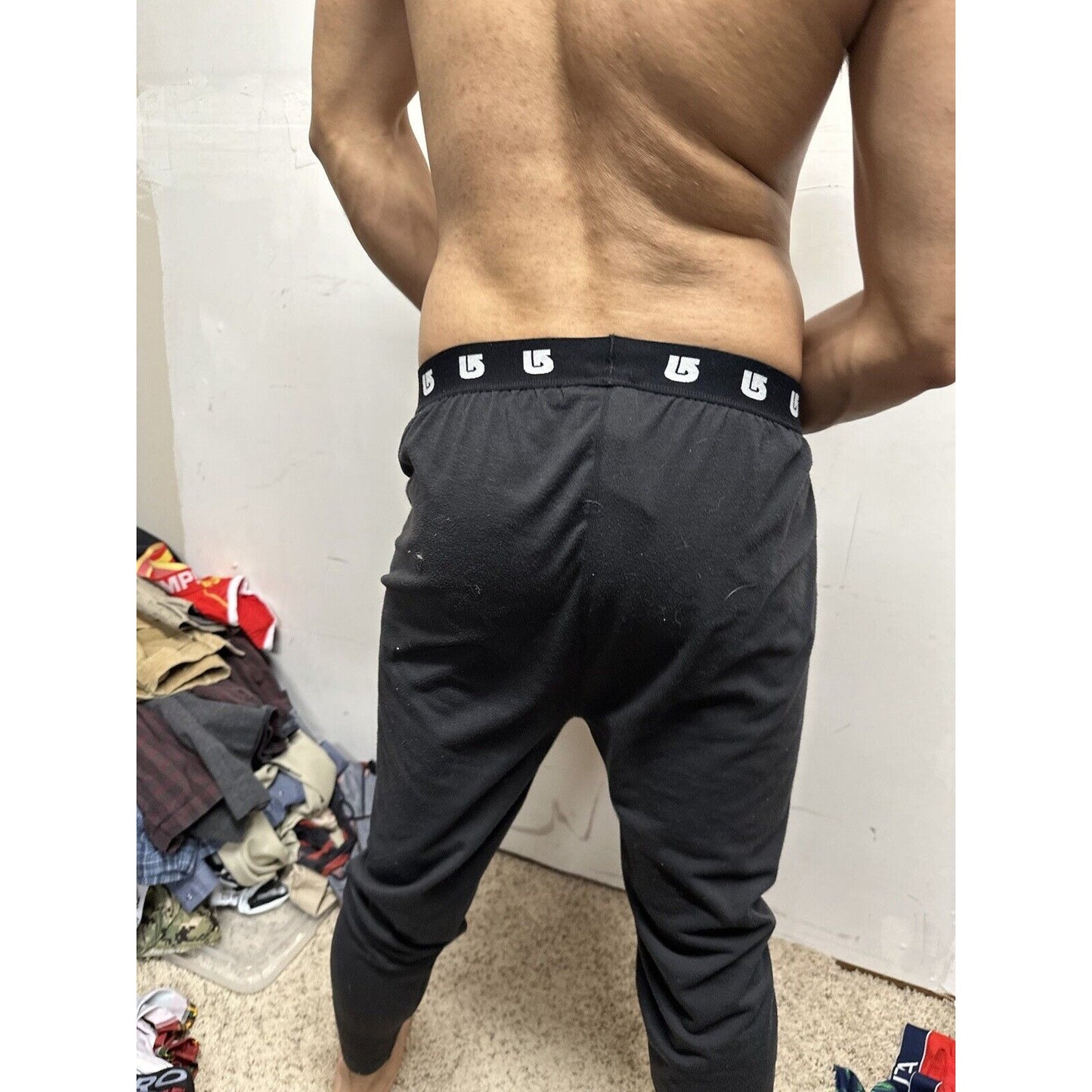 Men’s Black Burton Dry ride Small Thermal Sweatpants