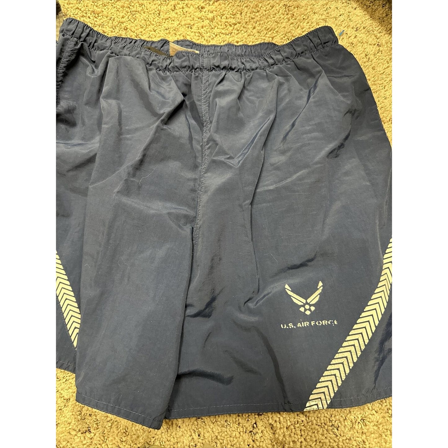 Air Force Mens Shorts Trunks Physical Training Uniform PTU Size XX Large 2X Blue