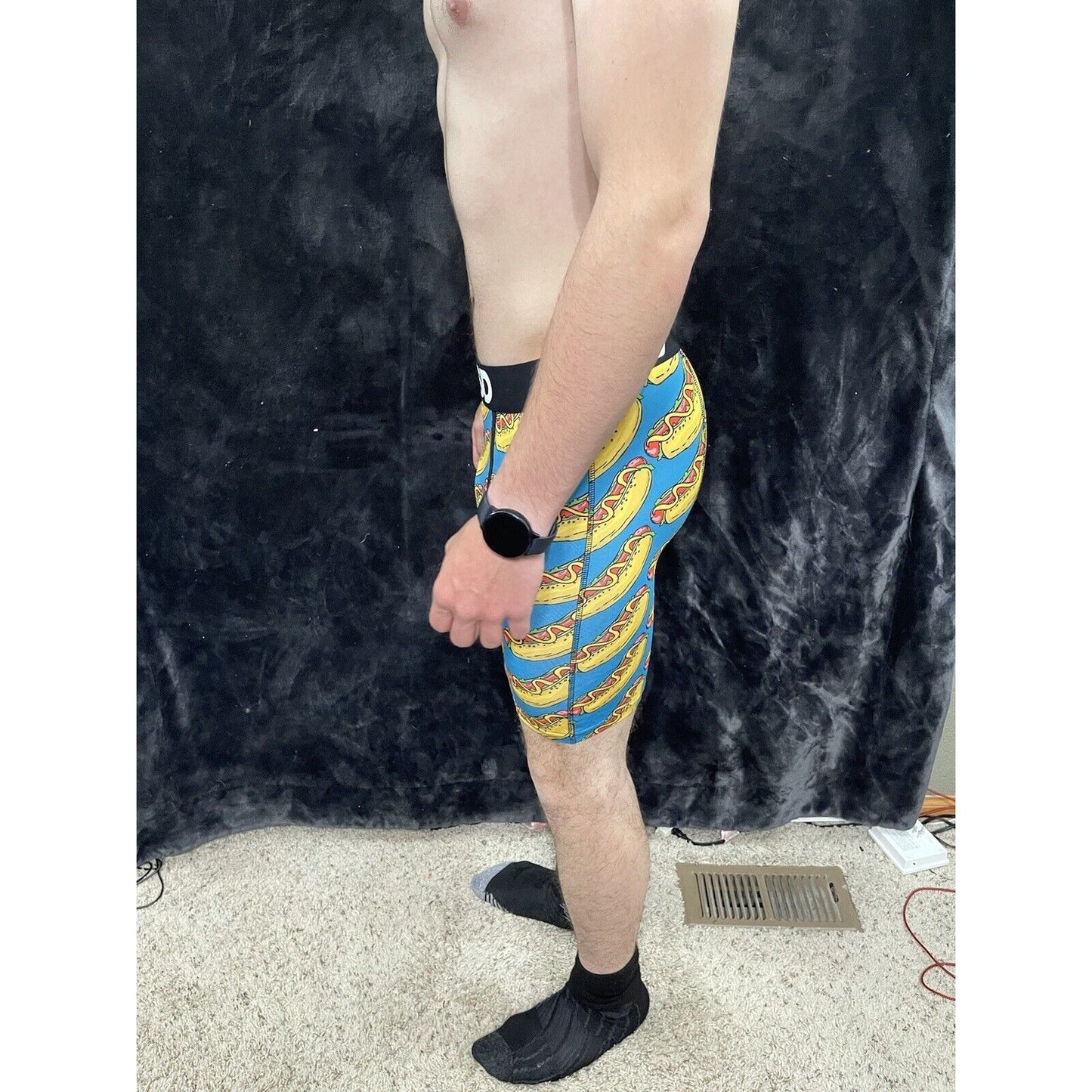 PSD Men's Size Medium Hot Dog Boxer Brief Underwear New