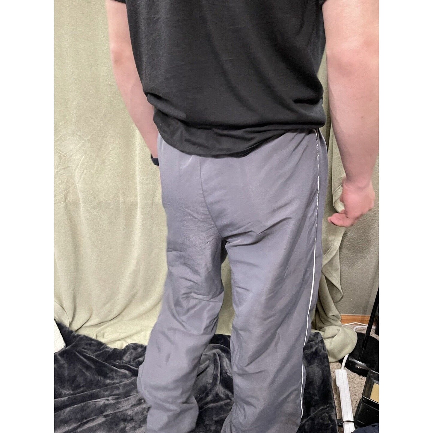 Domyos Windbreaker / Track / Jogging Pants Gray Men’s Small