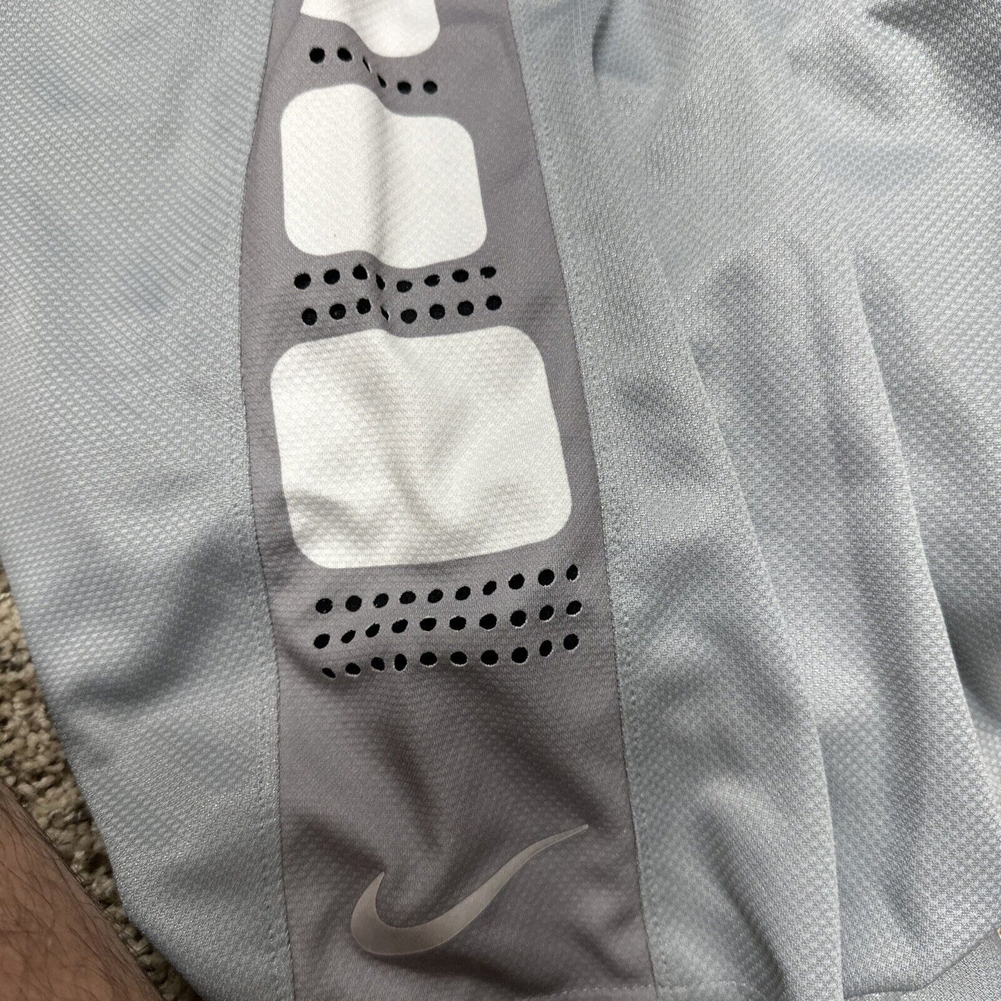 Men’s Gray Dri Fit Nike Medium Athletic Shorts With Pockets