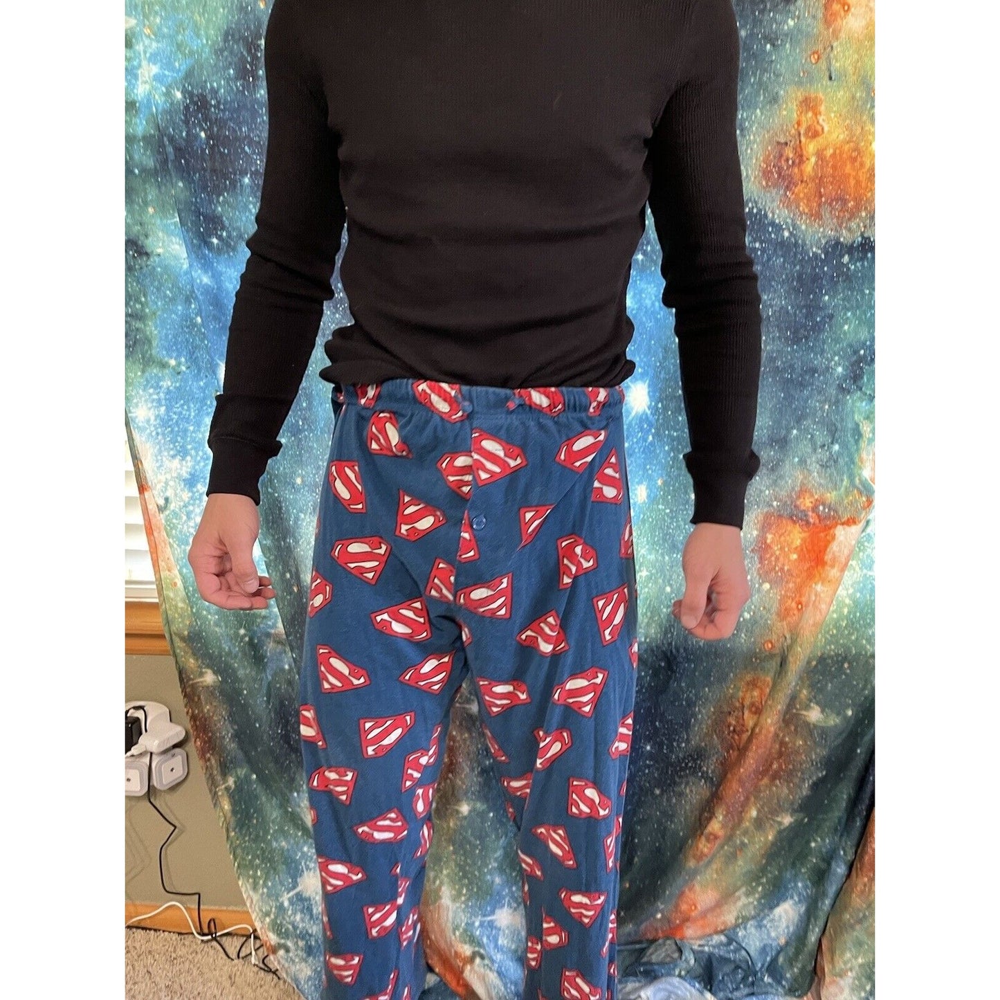 Men’s Superman Medium Sleepwear Lounge Pants