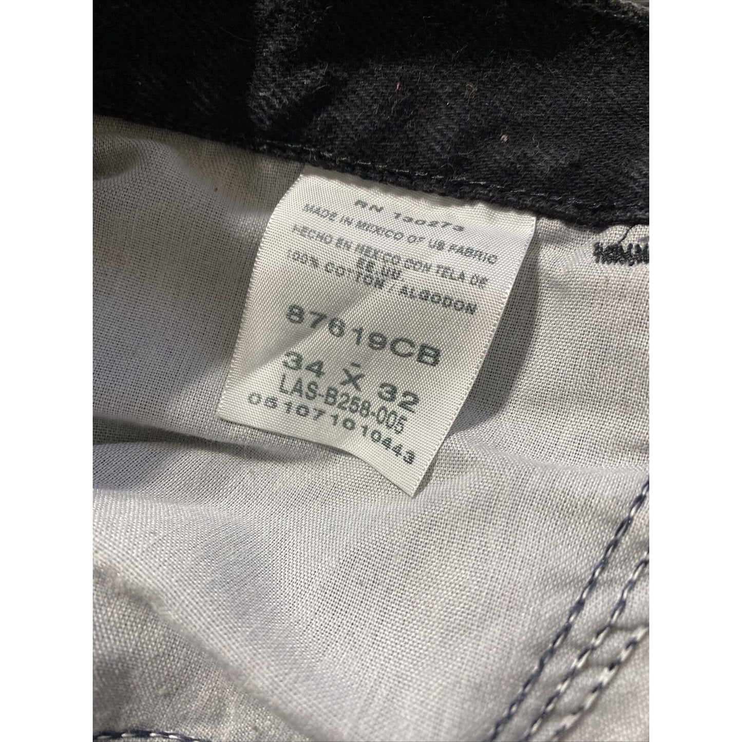 Wrangler Rustler Regular Men’s size 34x32 Black Jeans