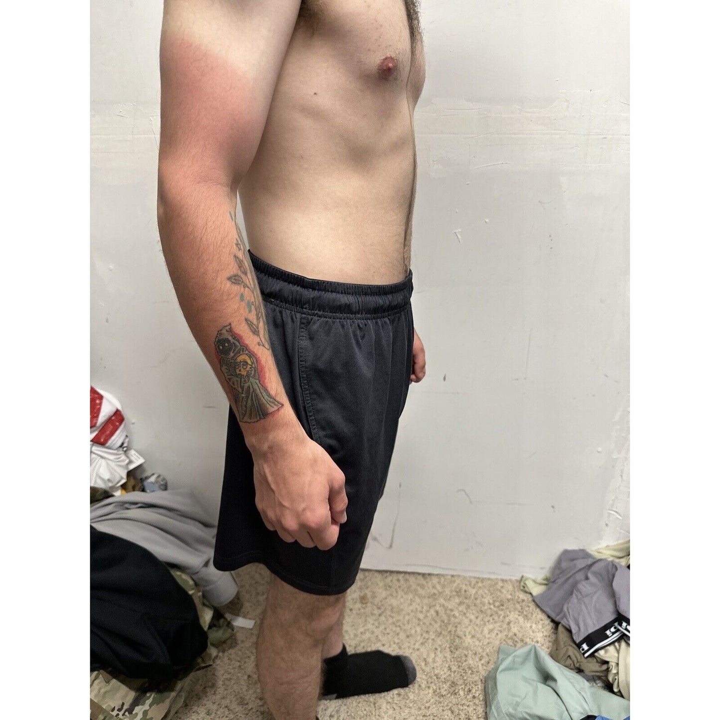 Men’s Black Medium Reebok Shorts With Pockets