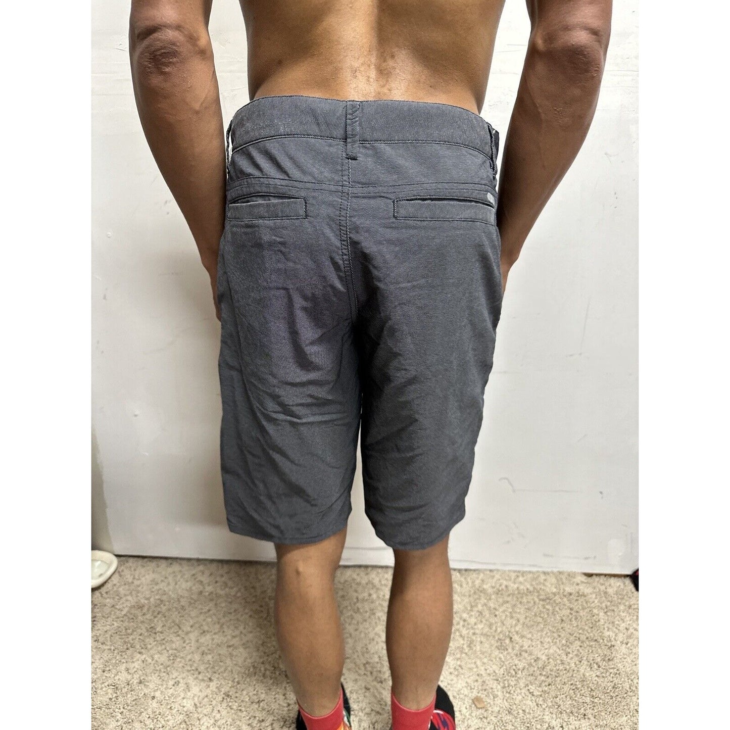Men’s Next Level Series Tony Hawk Gray Black Size 30 Shorts