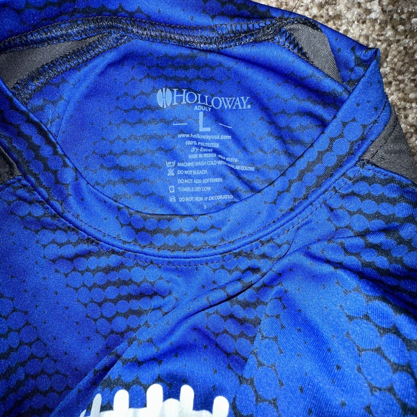 men’s doherty spartans football long sleeve pullover shirt adult large colroado