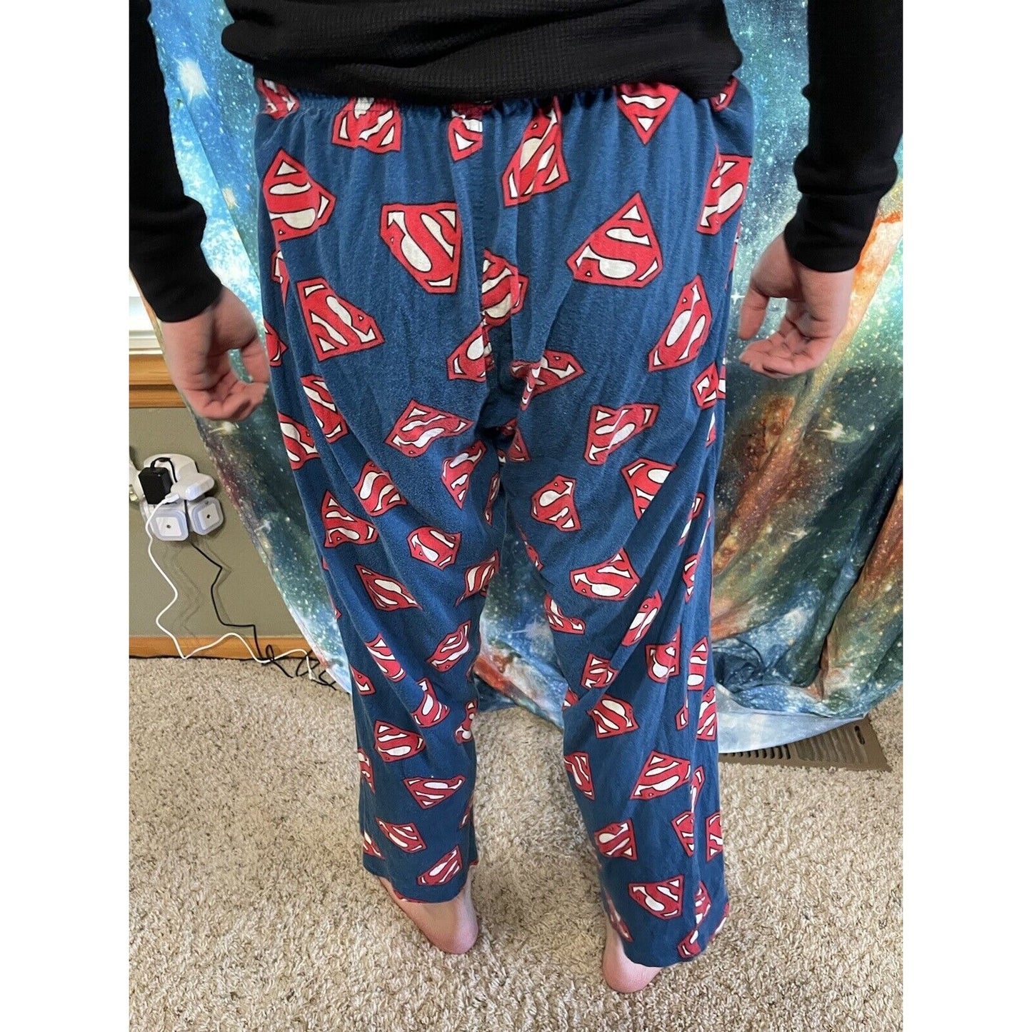 Men’s Superman Medium Sleepwear Lounge Pants
