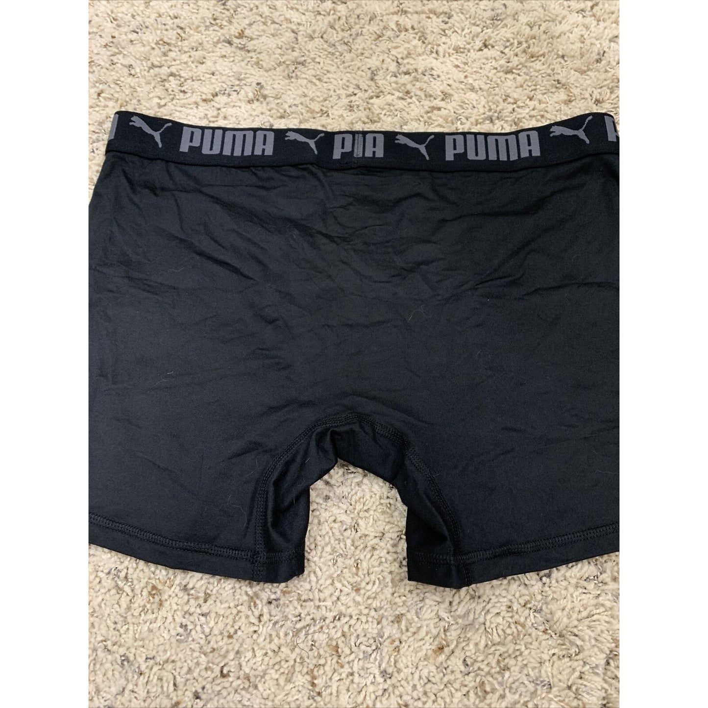 Puma Men’s Black Compression Shorts Extra Large XL 10% Spandex