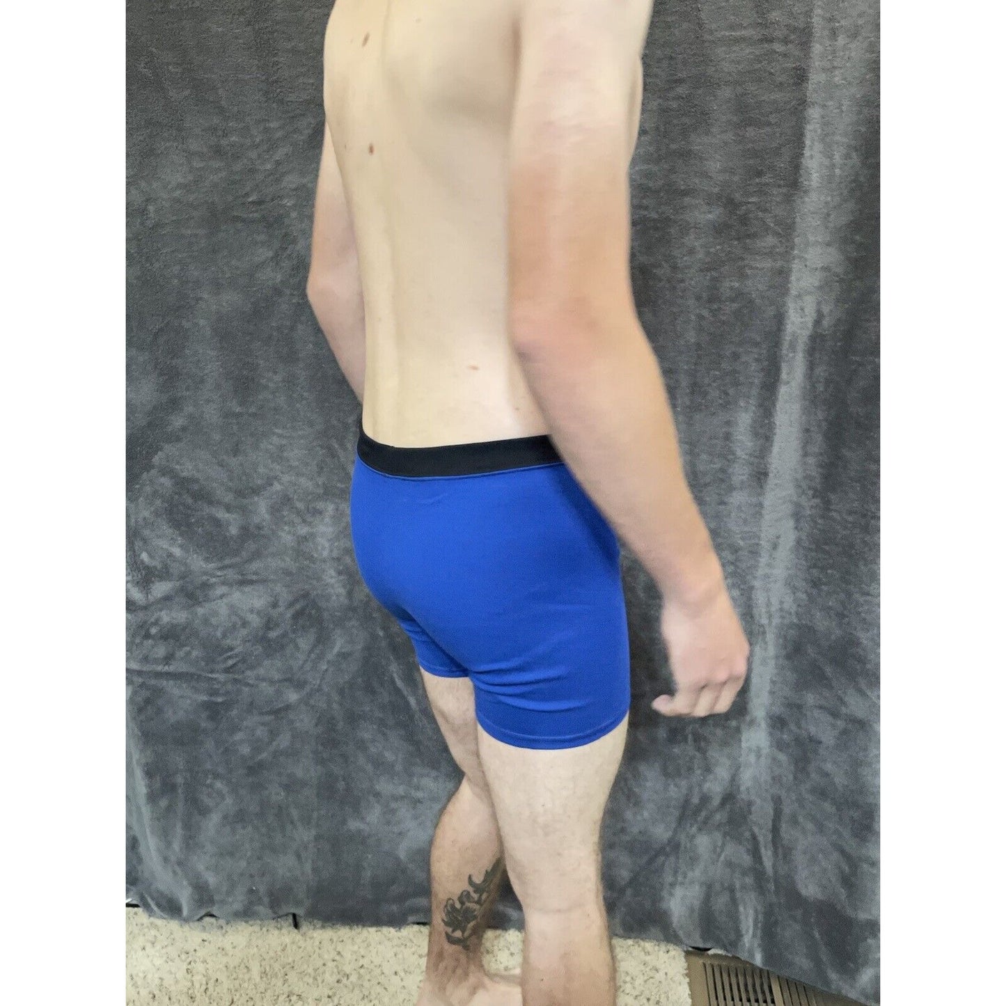 boy's youth XL royal blue hanes boxer brief