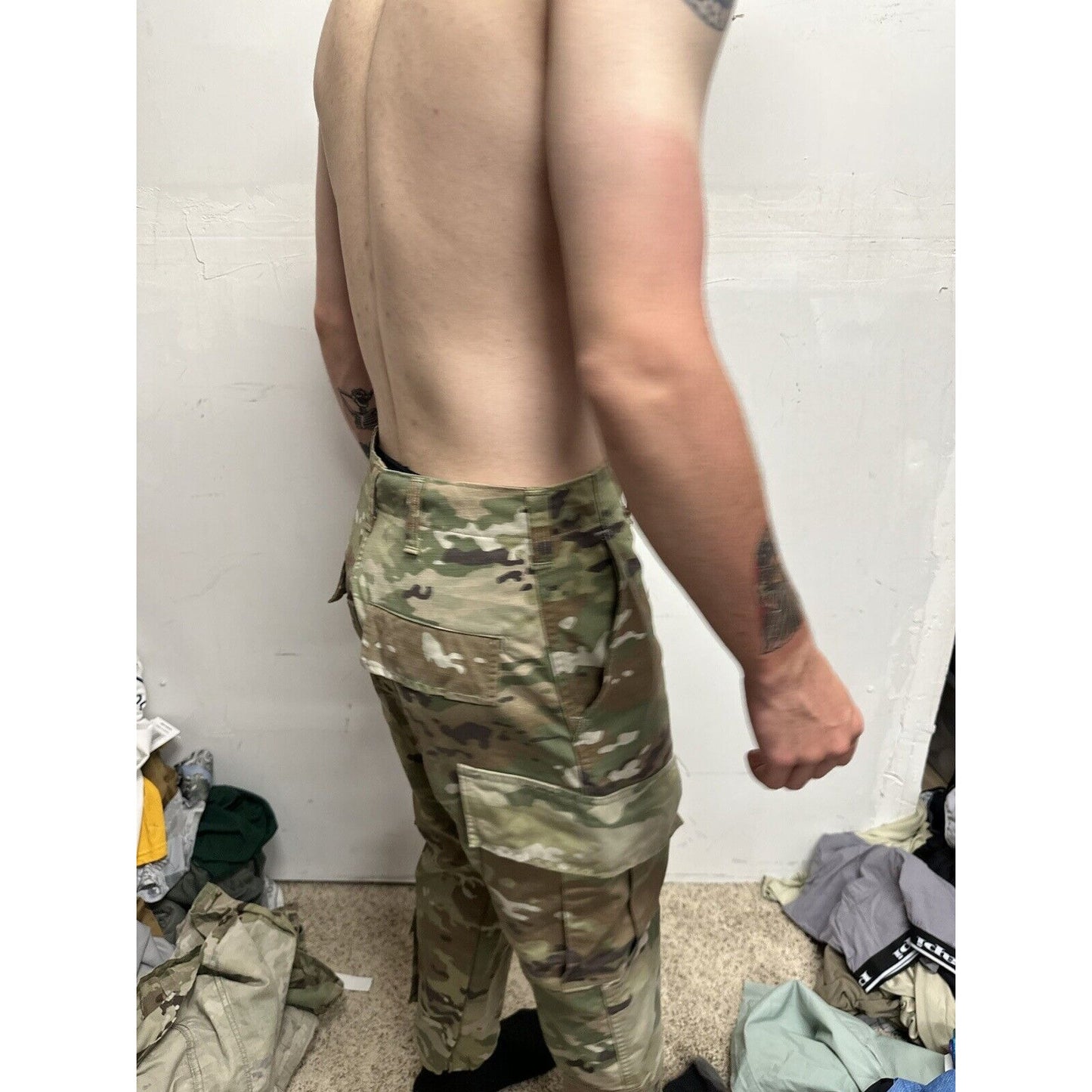 Men’s Ocp Army Uniform Bottoms Elastic Leg Opening Small Regular