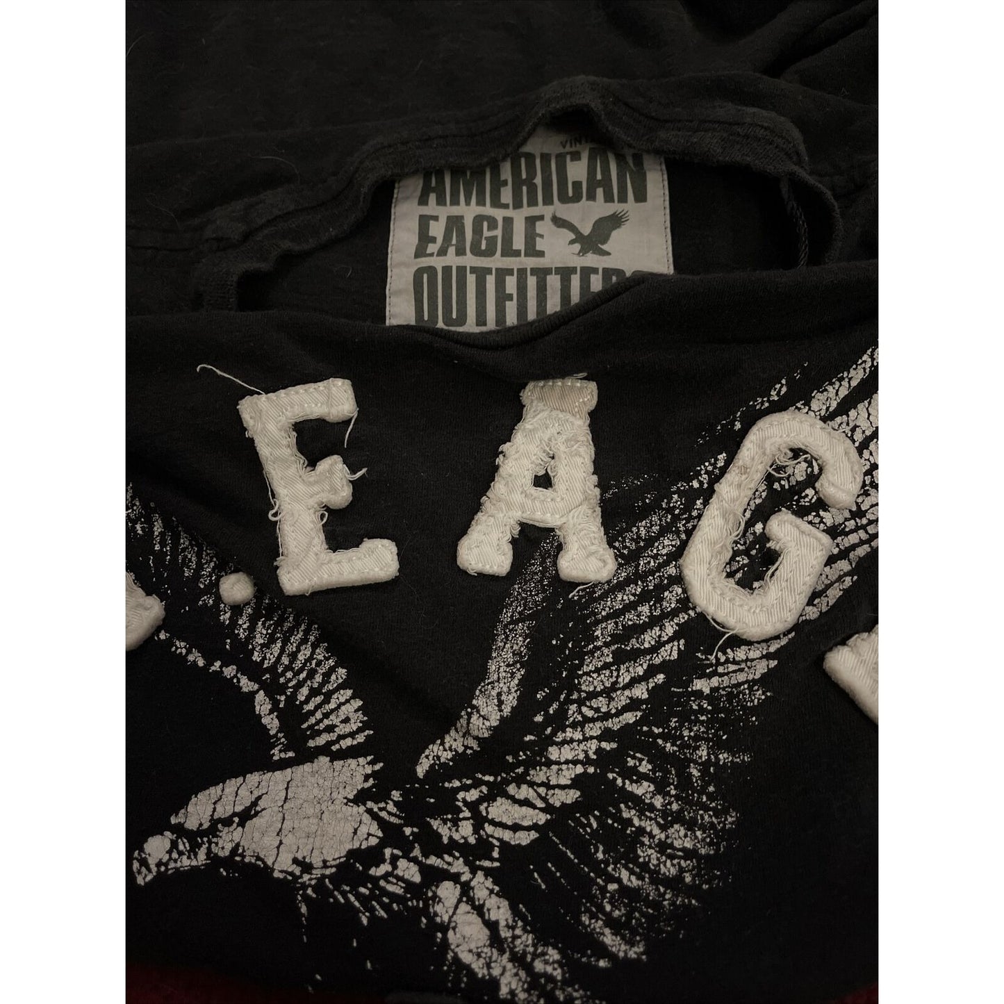 Men’s black American Eagle Mediuk Vintage fit black short sleeve t-shirt