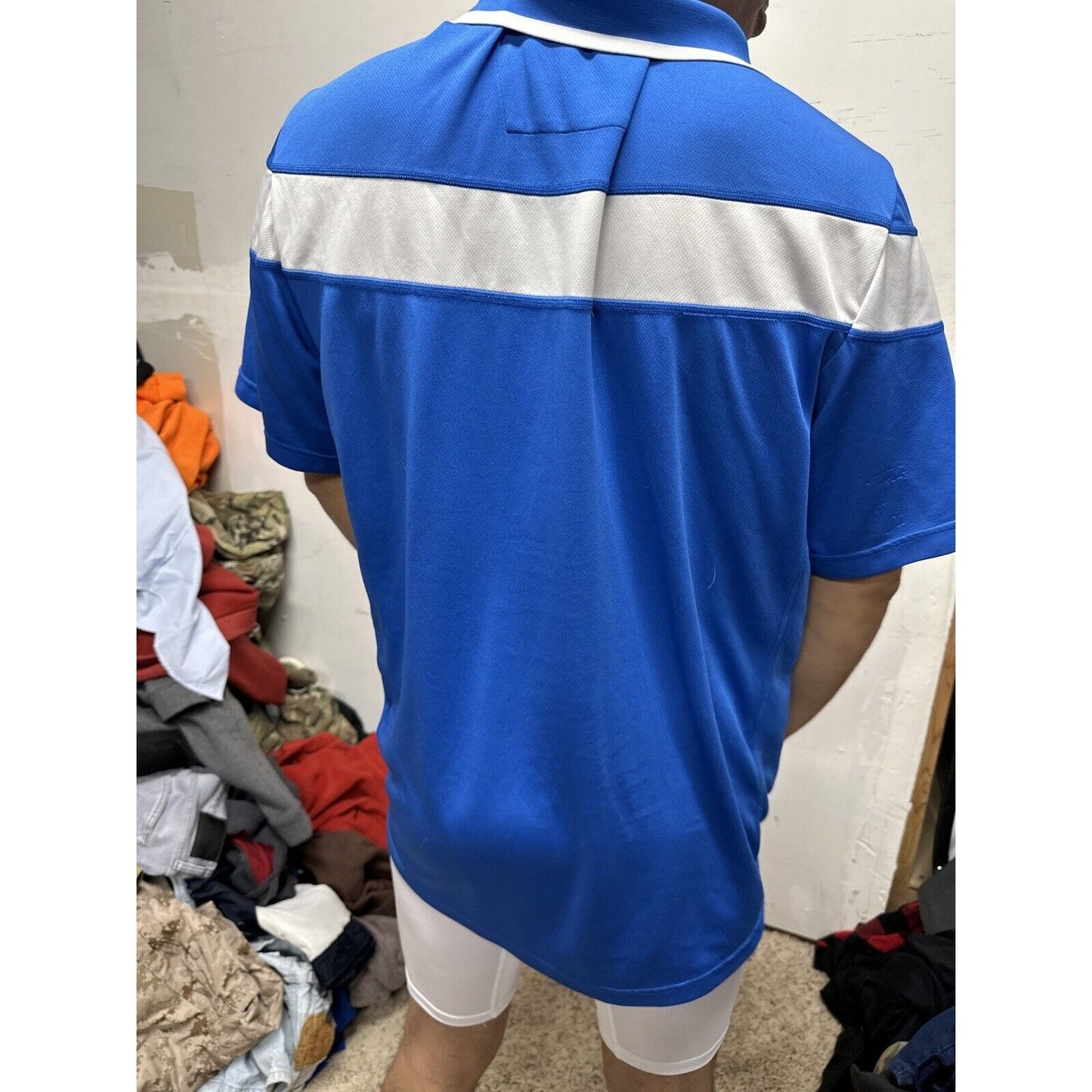 Men’s Blue UCLA Adidas Climalite Polo Shirt Bruins