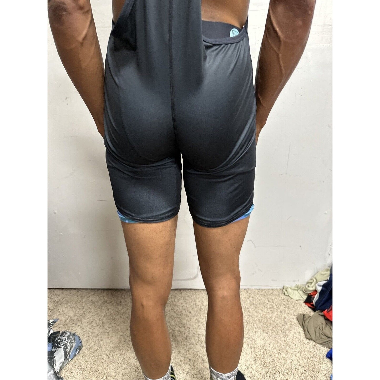 Men’s Tauwell XL Black Wrestling Singlet