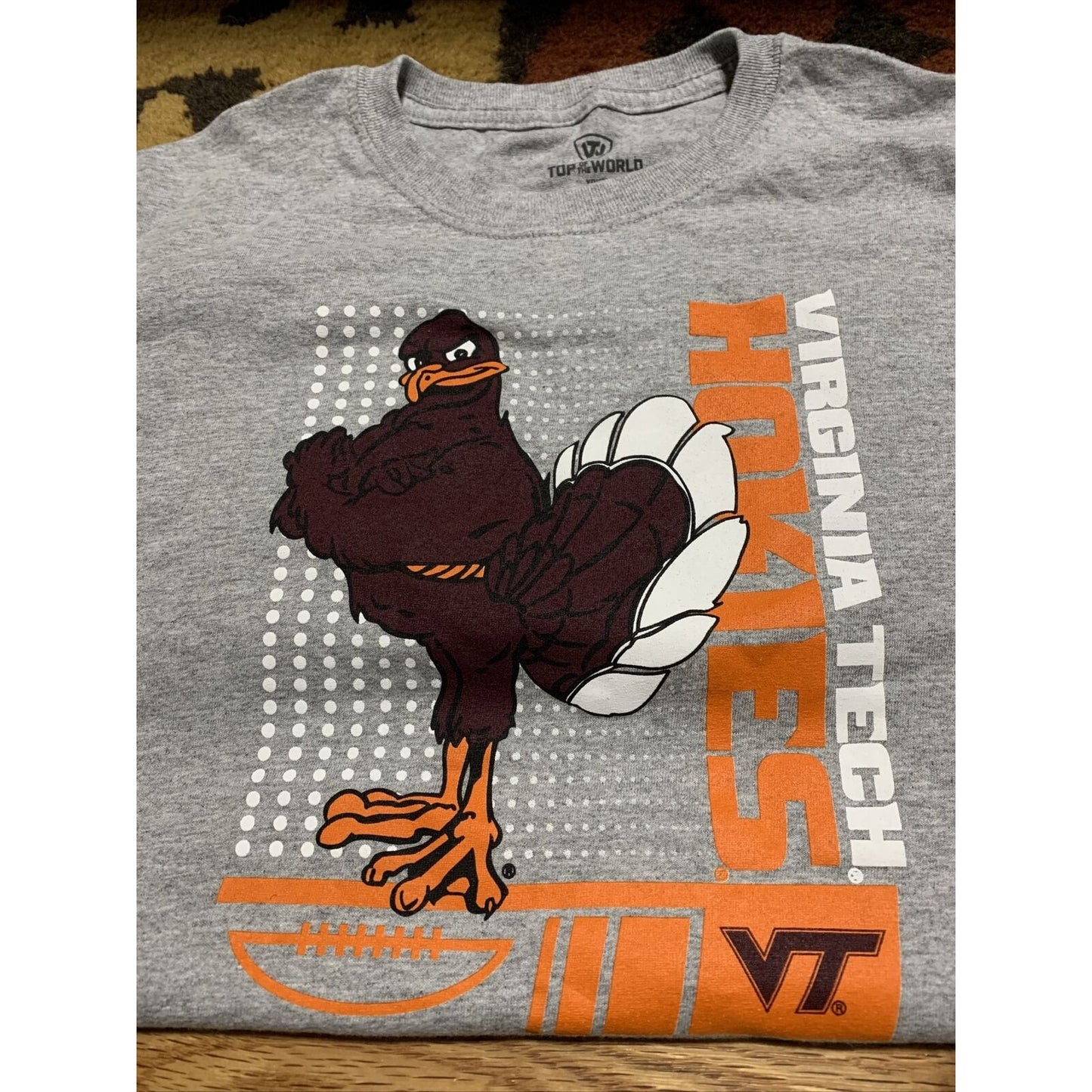 Virginia Tech Hokies VT Youth XL Gray T-Shirt