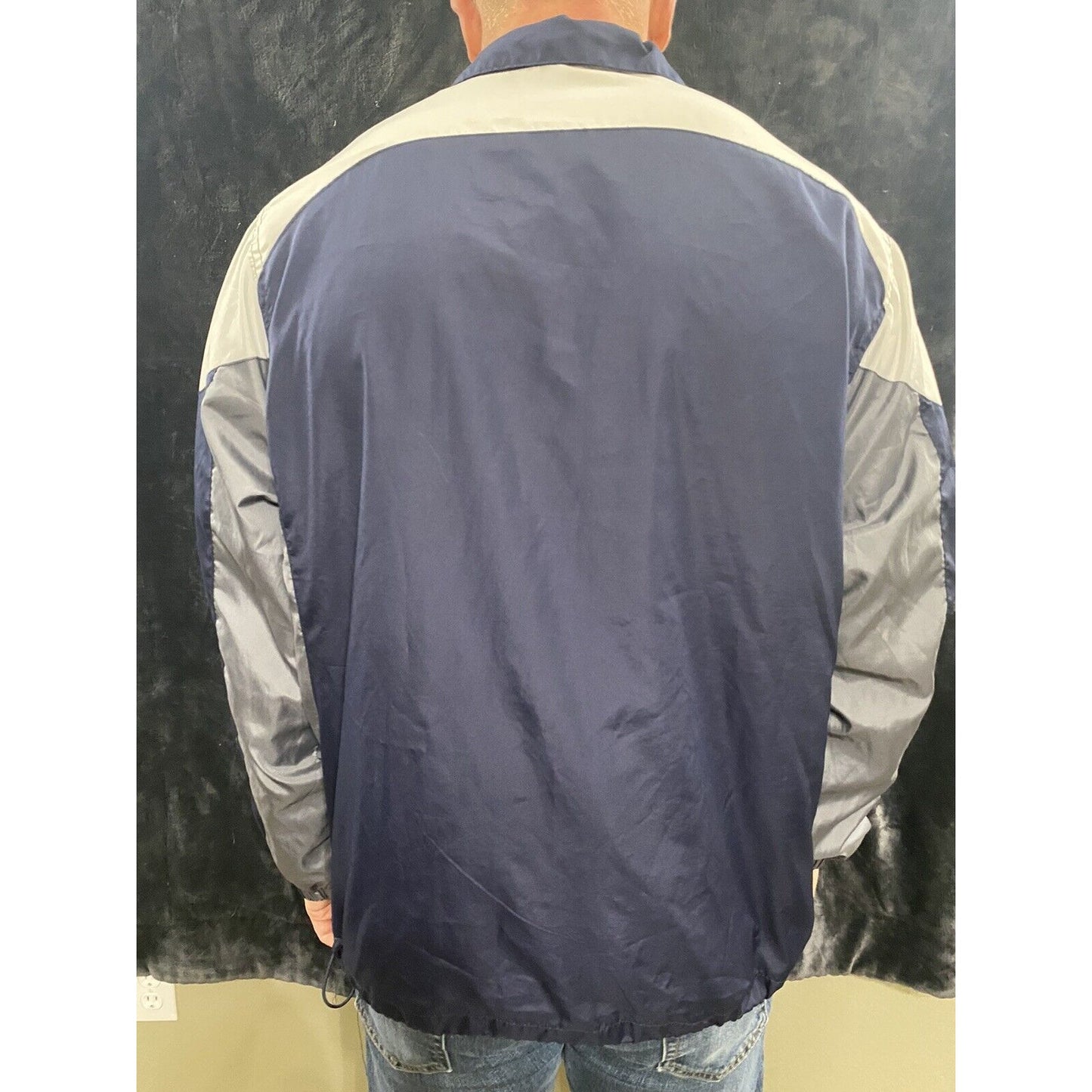 DENVER BRONCOS NFL Team Reebok Sports Illustrated SI Large Windbreaker Jacket