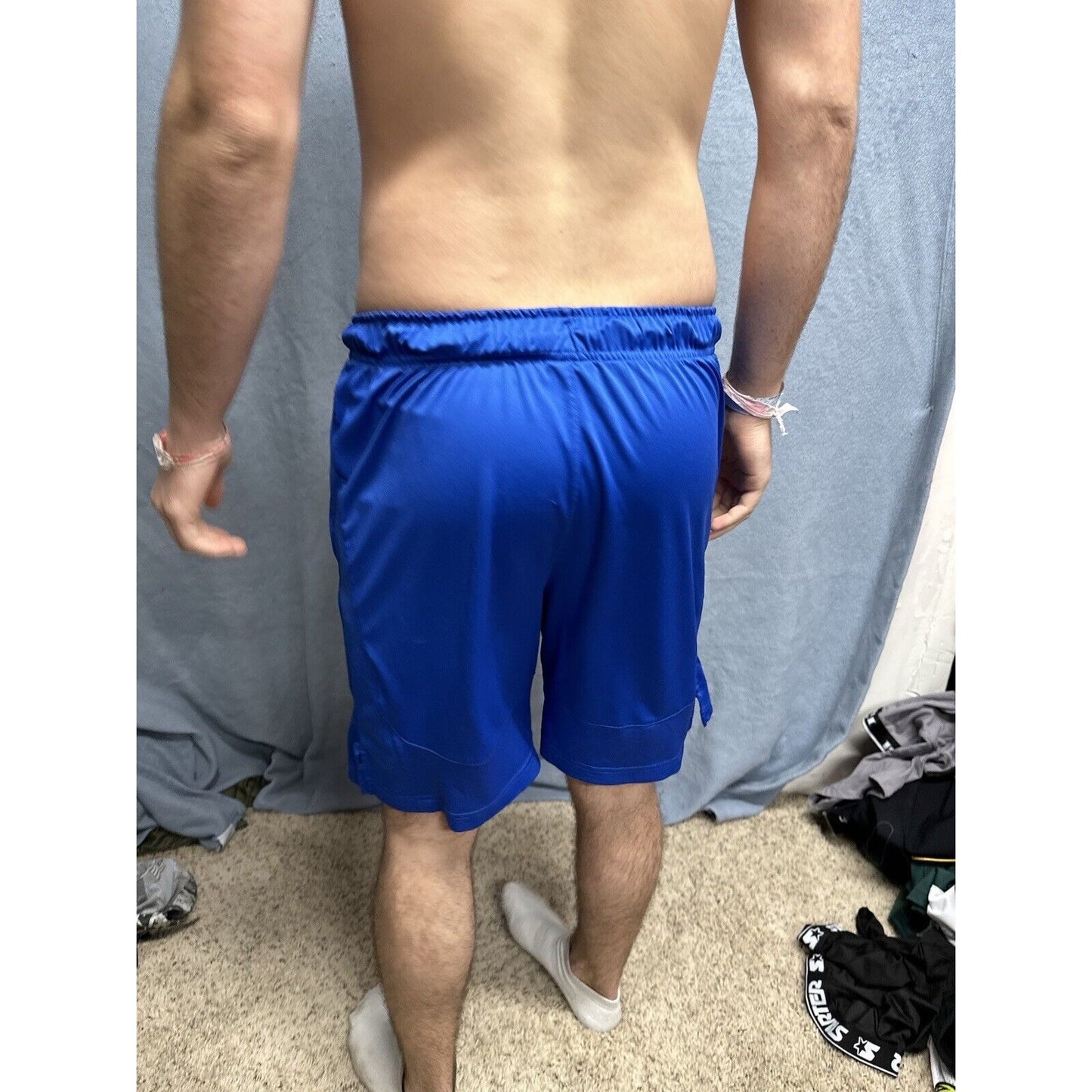 Men’s Blue Nike Medium Dri fit Shorts With Pockets