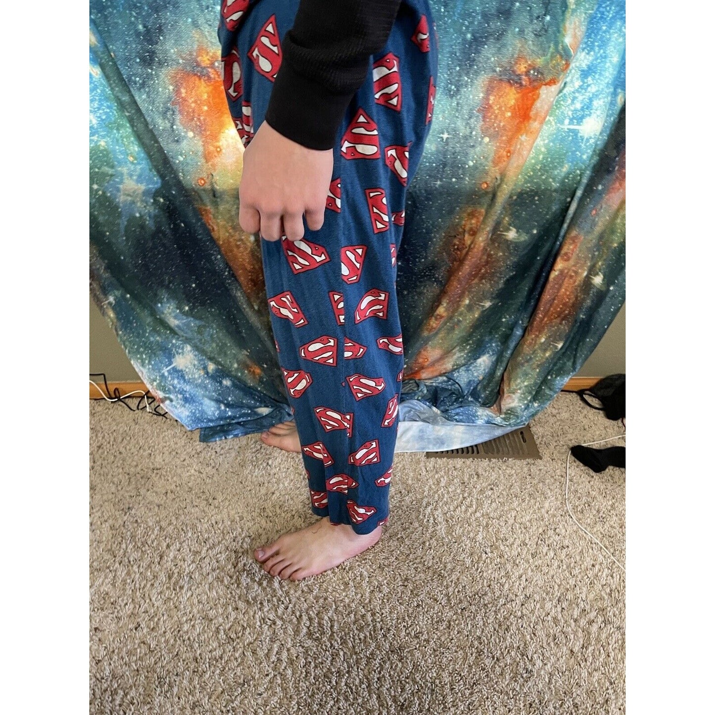 Men’s Superman Medium Sleepwear Lounge Pants