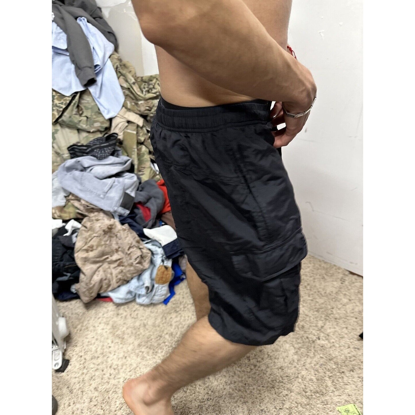 Men’s Black Ezrun XL Padded Bike Cycle Shorts