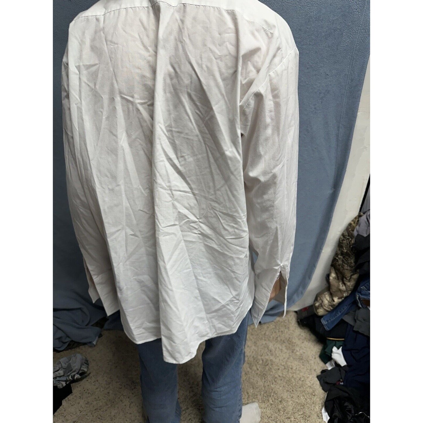 Air Force White Mess Dress Aetna Shirt 17 / 35 Long Sleeve Uniform