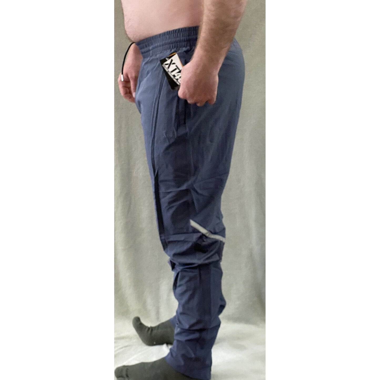 Soffe Extreme Training XT46 Men’s Medium Gray Gym Workout Jogging Pants NWT