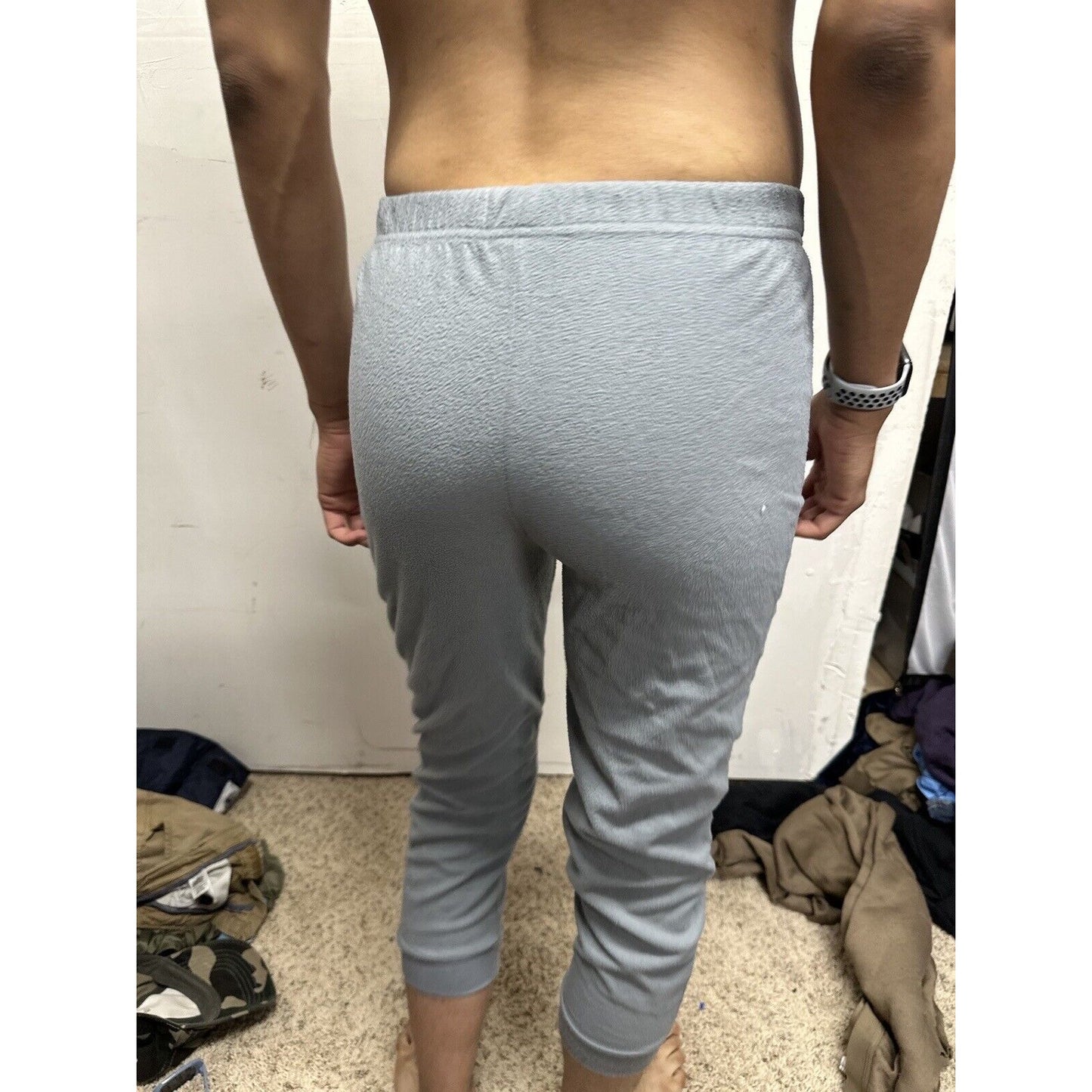 Boy’s 10-12 Fortnite Gray Sweat Pants Pajama Bottoms No Pockets