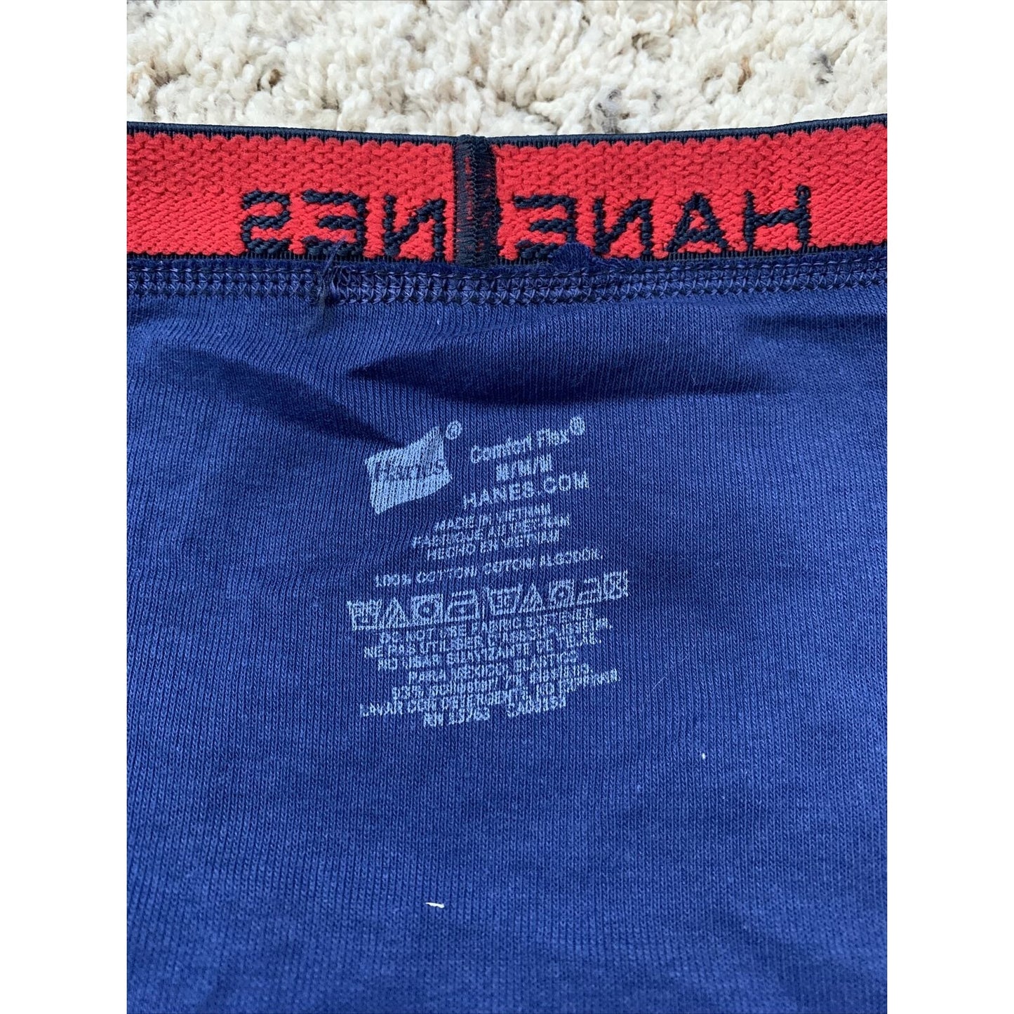 Hanes Men's Royal Blue Boxer Briefs Comfort Flex Red Band Size Medium