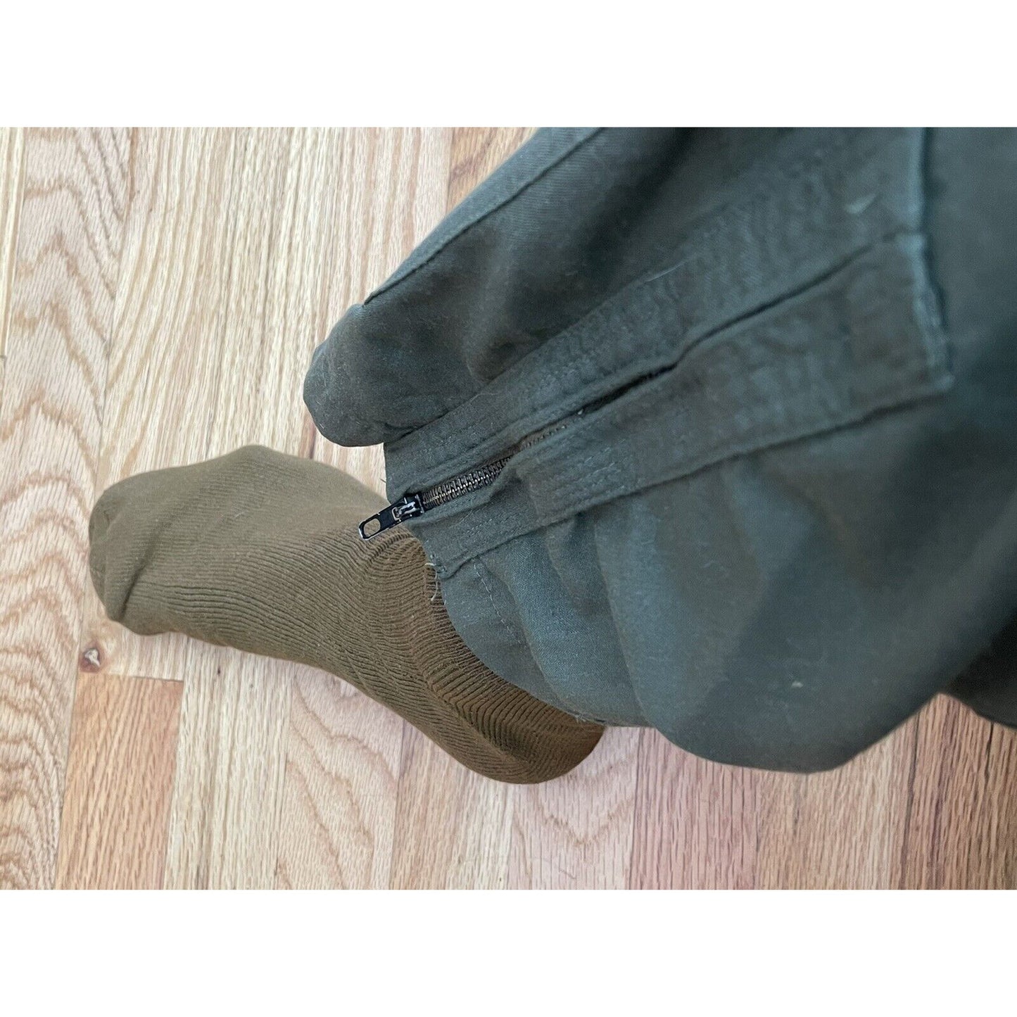 Military Defense Logistics Agency Boot socks XL brown 80% cotton 18% nylon New