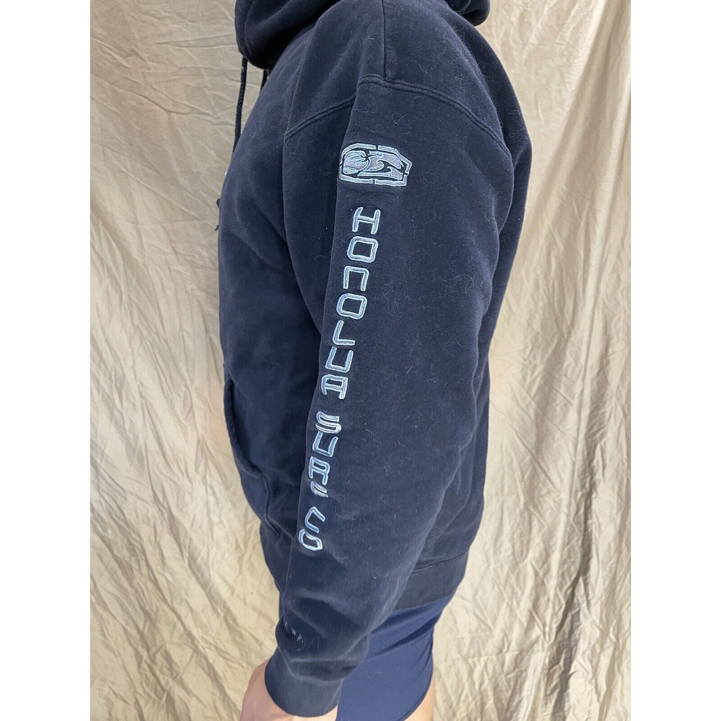 men's black large honolua surf co hoodie pullover hawaii