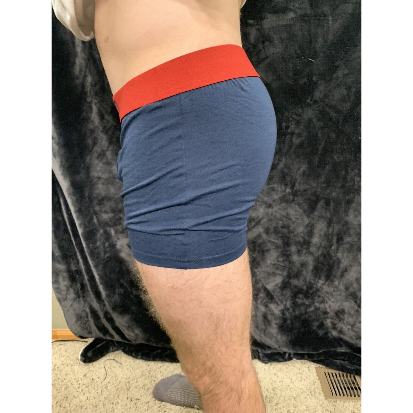 Aeropostale Stretch Boxer Briefs Dark Blue Men’s Large - 5% Spandex