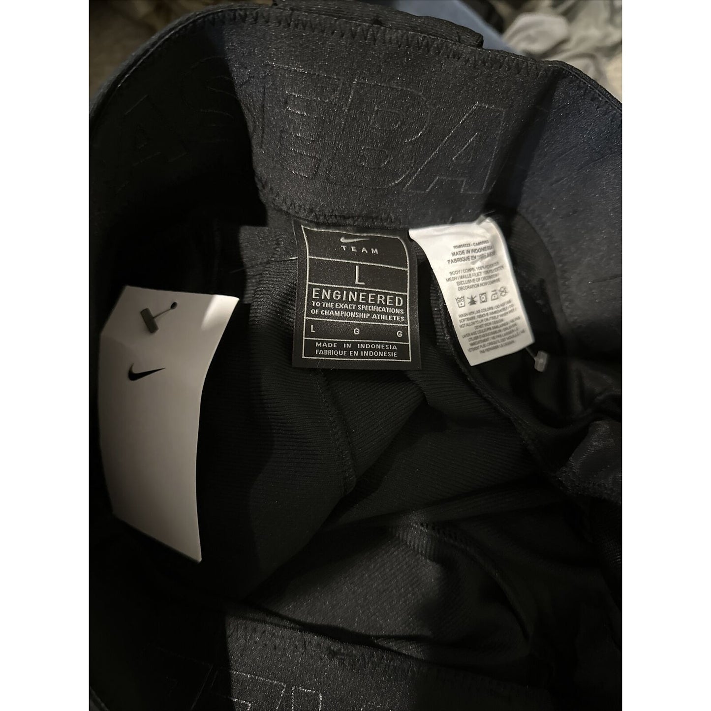 Men’s Black Team Nike Large Baseball Pants Engineered