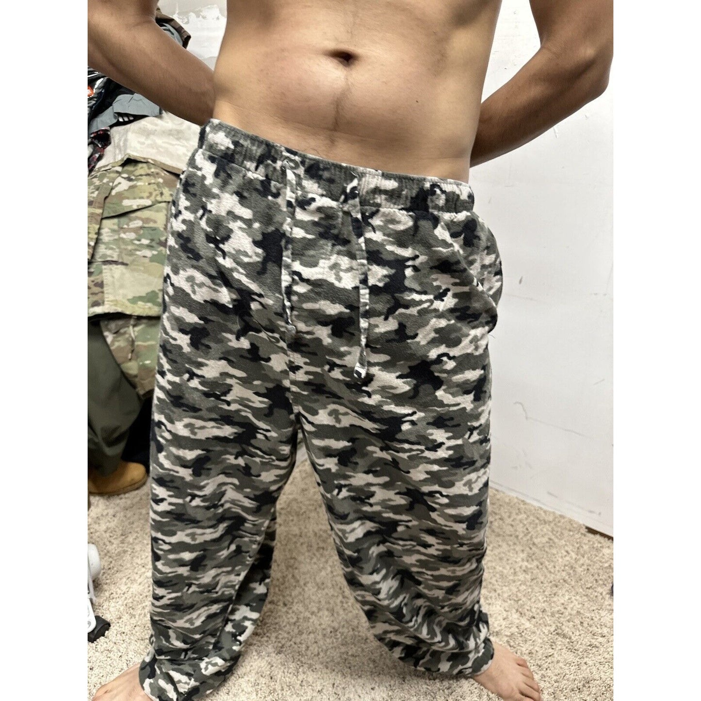 Men’s XXL Joe Boxer Camo Pajama Bottoms Lounge Pants With Pockets