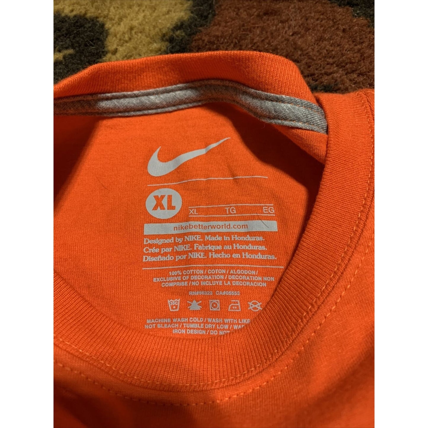 Virginia Tech Football Youth XL T-Shirt Orange