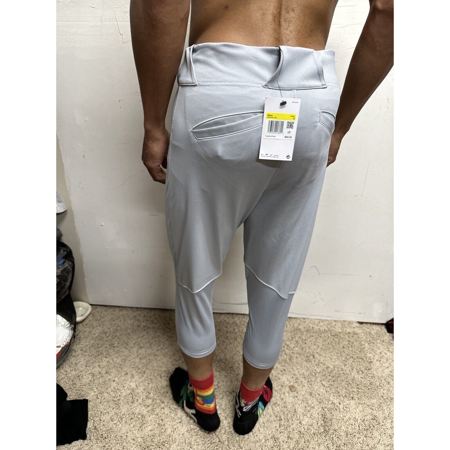 Men’s Gray Team Nike Large Baseball Pants