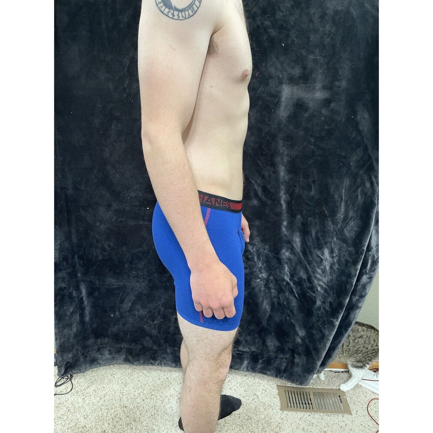Men’s Royal Blue Hanes Small Boxer Briefs