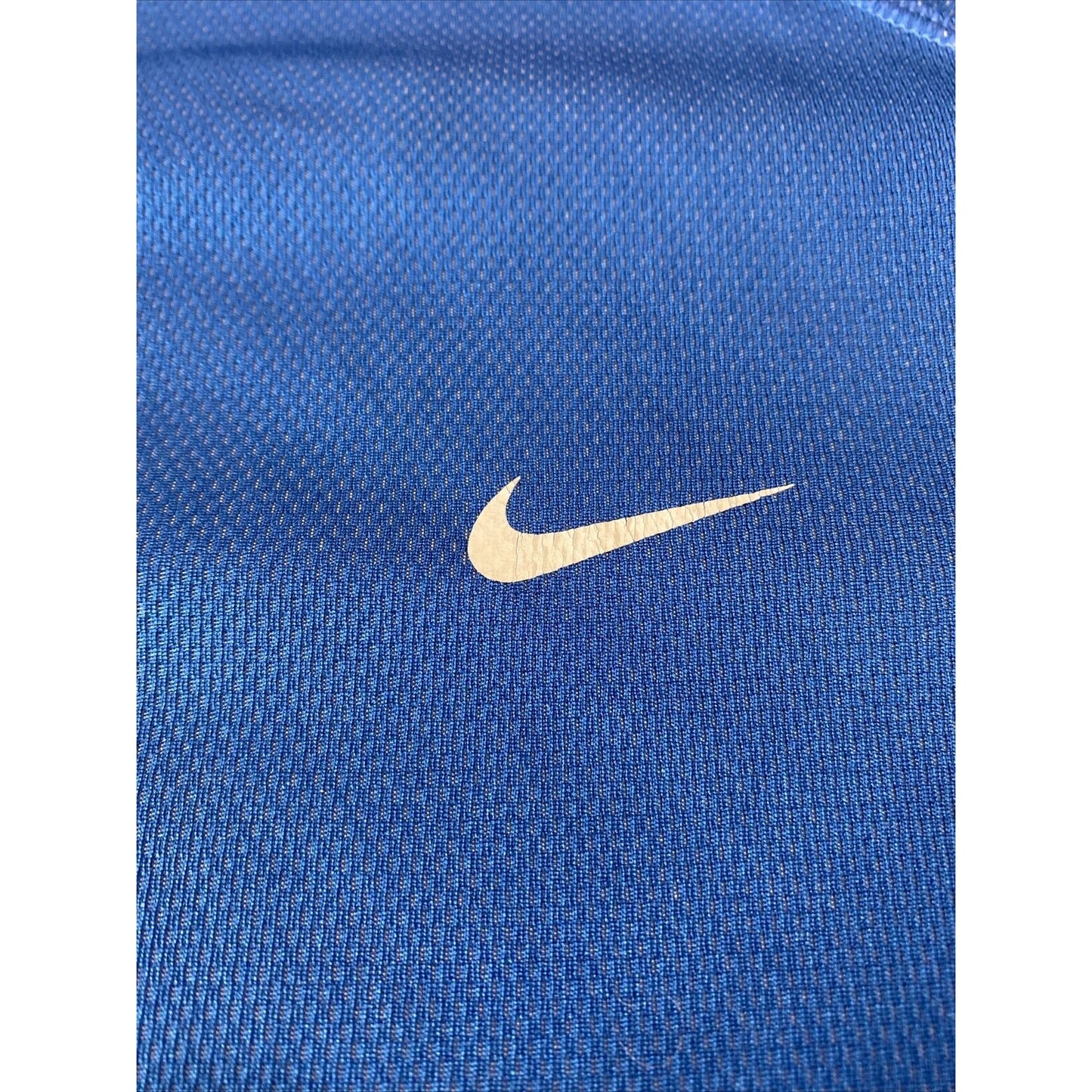 NIKE DRI-FIT Men’s Large Blue Athletic Gym Training Polyester Shirt (no Tags)