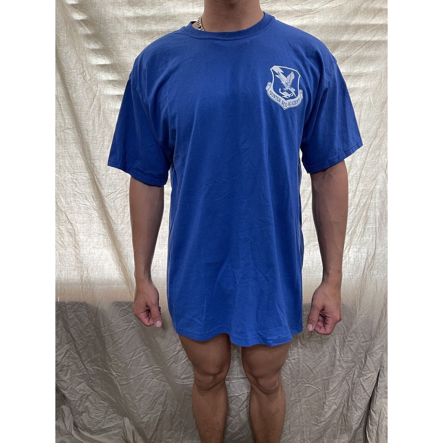 men's blue jerzees gunter nco academy alabama air force t-shirt XL