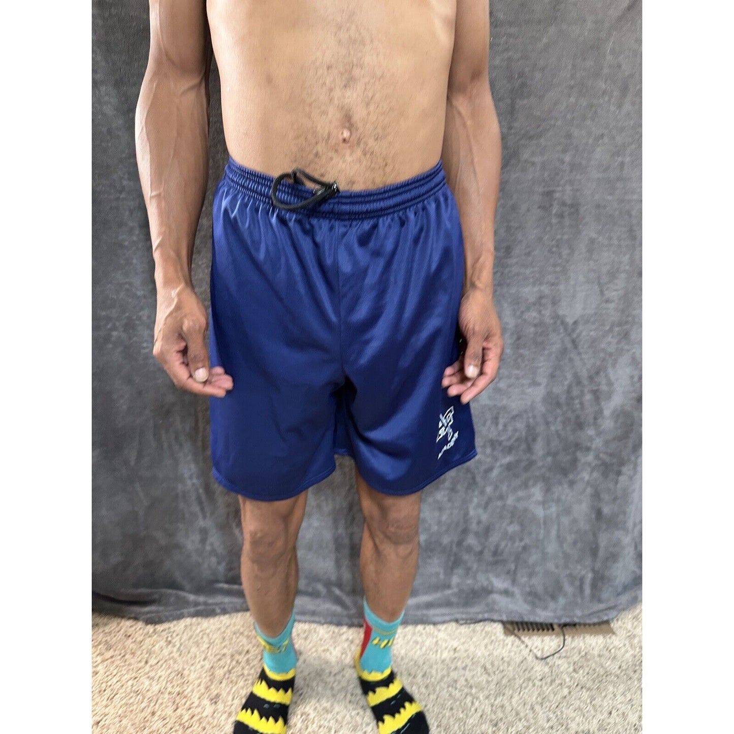 Men’s Cadet Air Force Academy PT Blue Workout Athletic Shorts Medium
