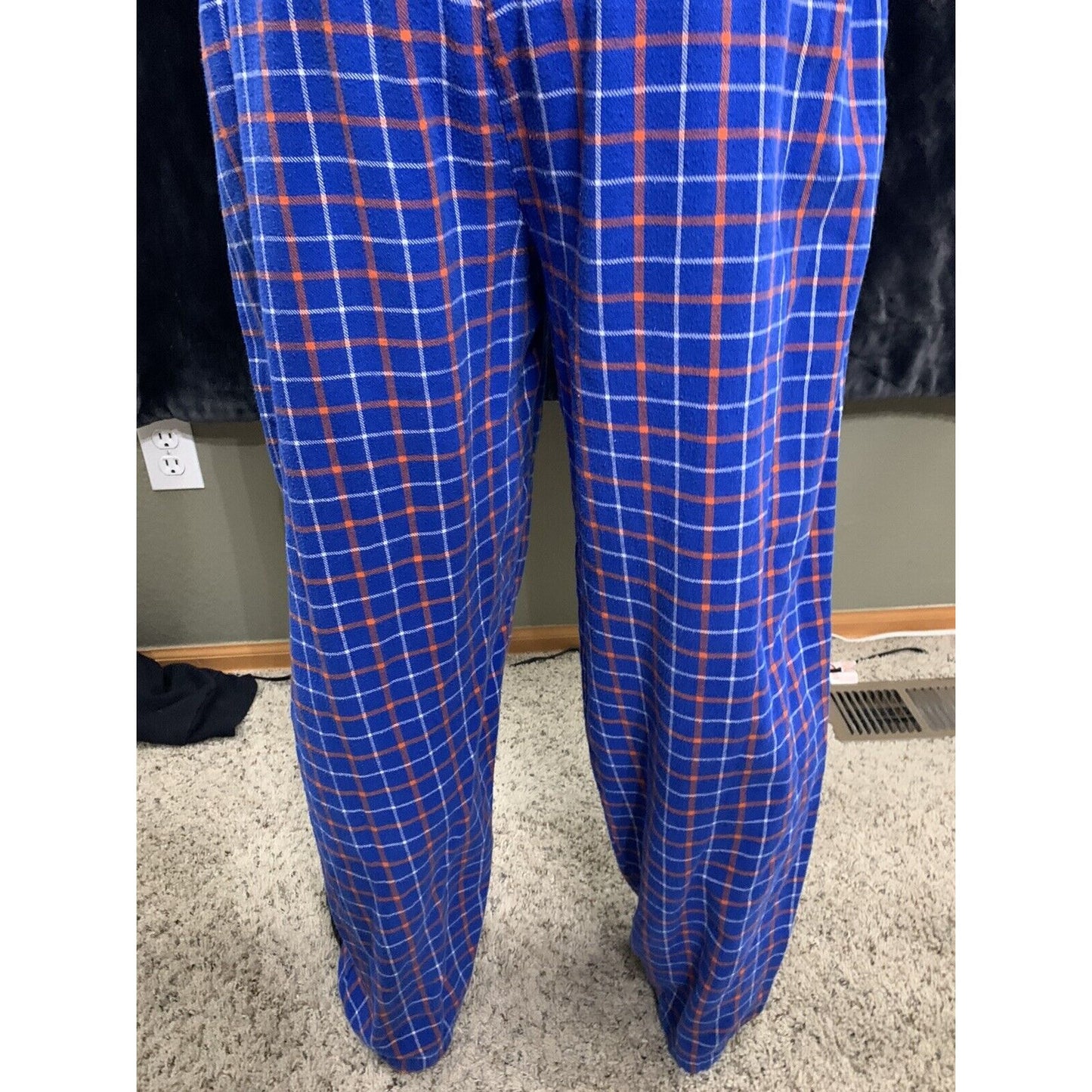 Sideline Apparel Men's NCAA UF Florida Gators Plaid Flannel Sleepwear Pant M