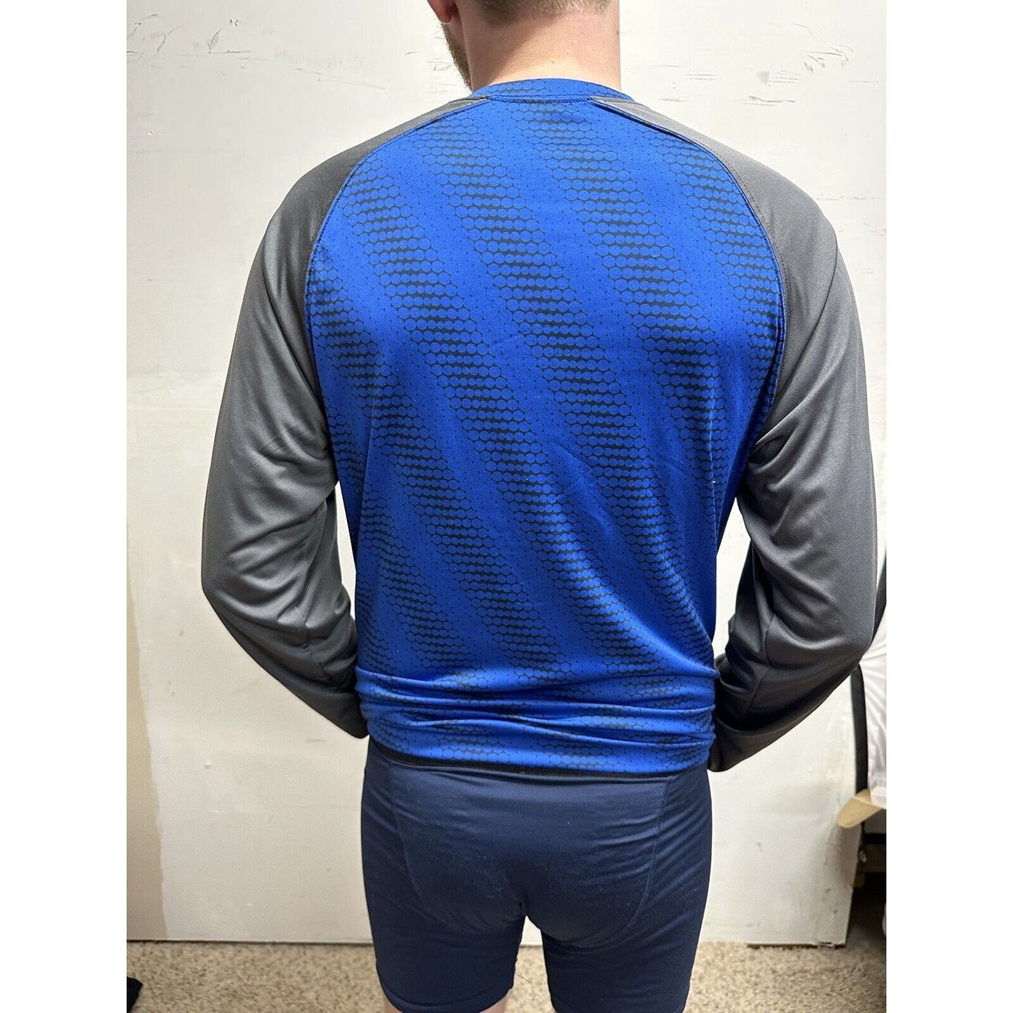 men’s doherty spartans football long sleeve pullover shirt adult large colroado