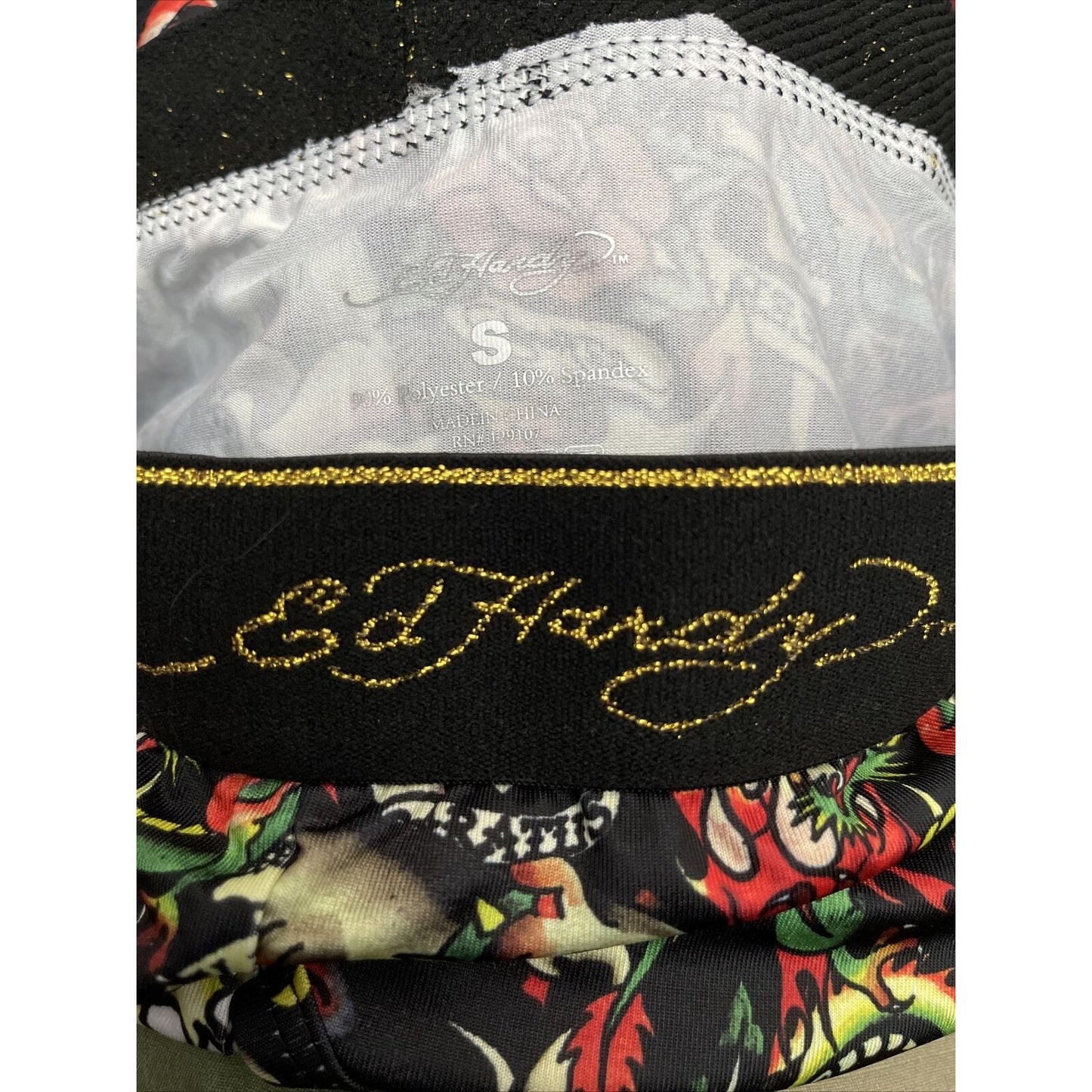 men's ed hardy compression shorts small skeleton New And Unworn