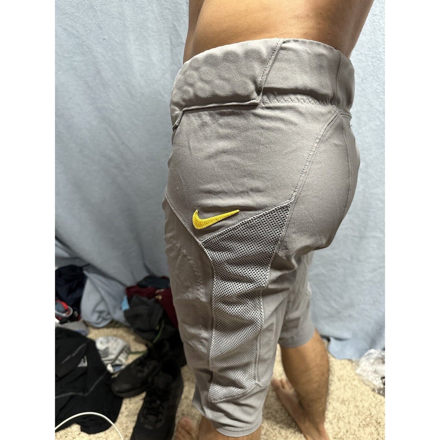 Men’s University Of Oregon Gray Nike Size #36 Football Pants