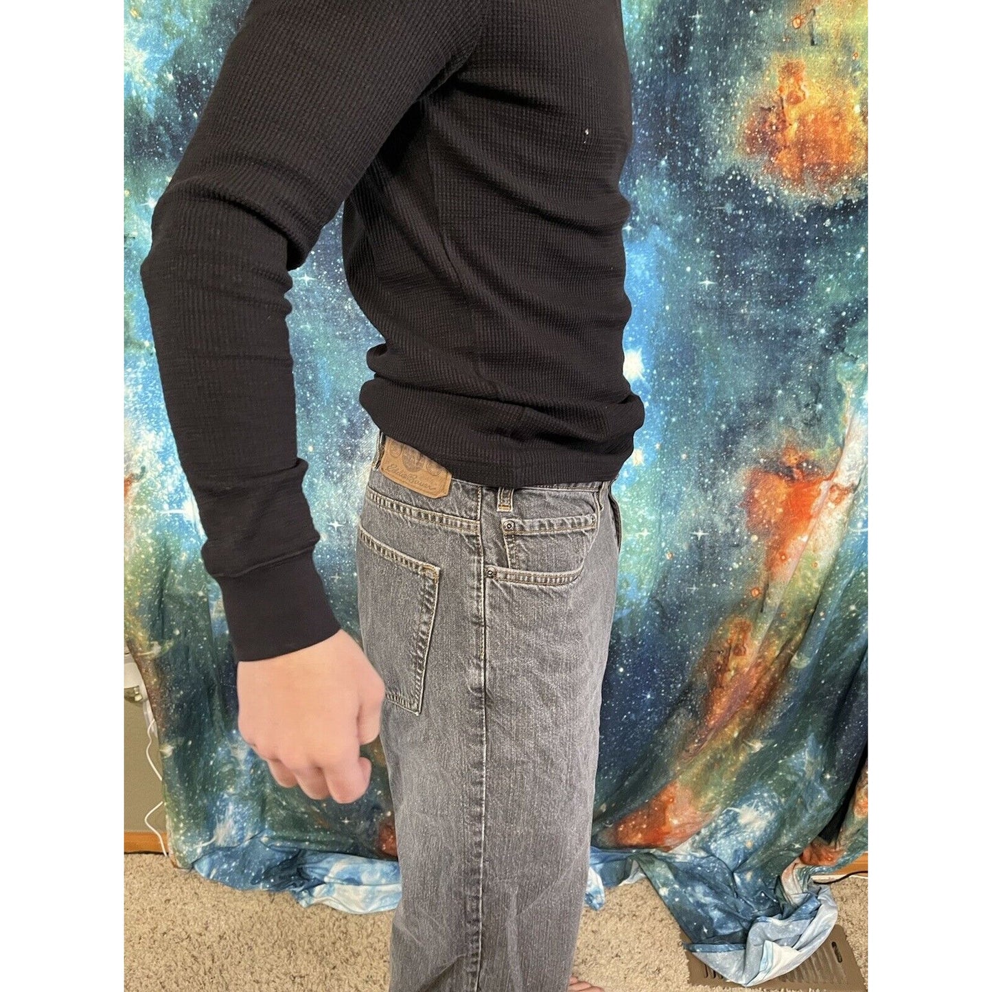 Men’s faded black Eddie Bauer original straight fit 38 x 30