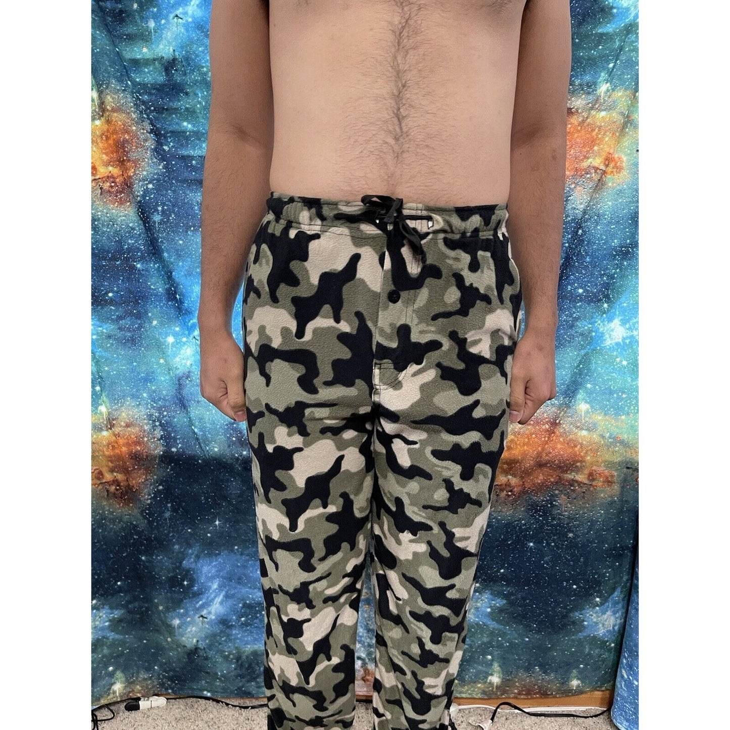 Men’s Small Camo Lounge Pants Sleepwear Fruit Of The Loom