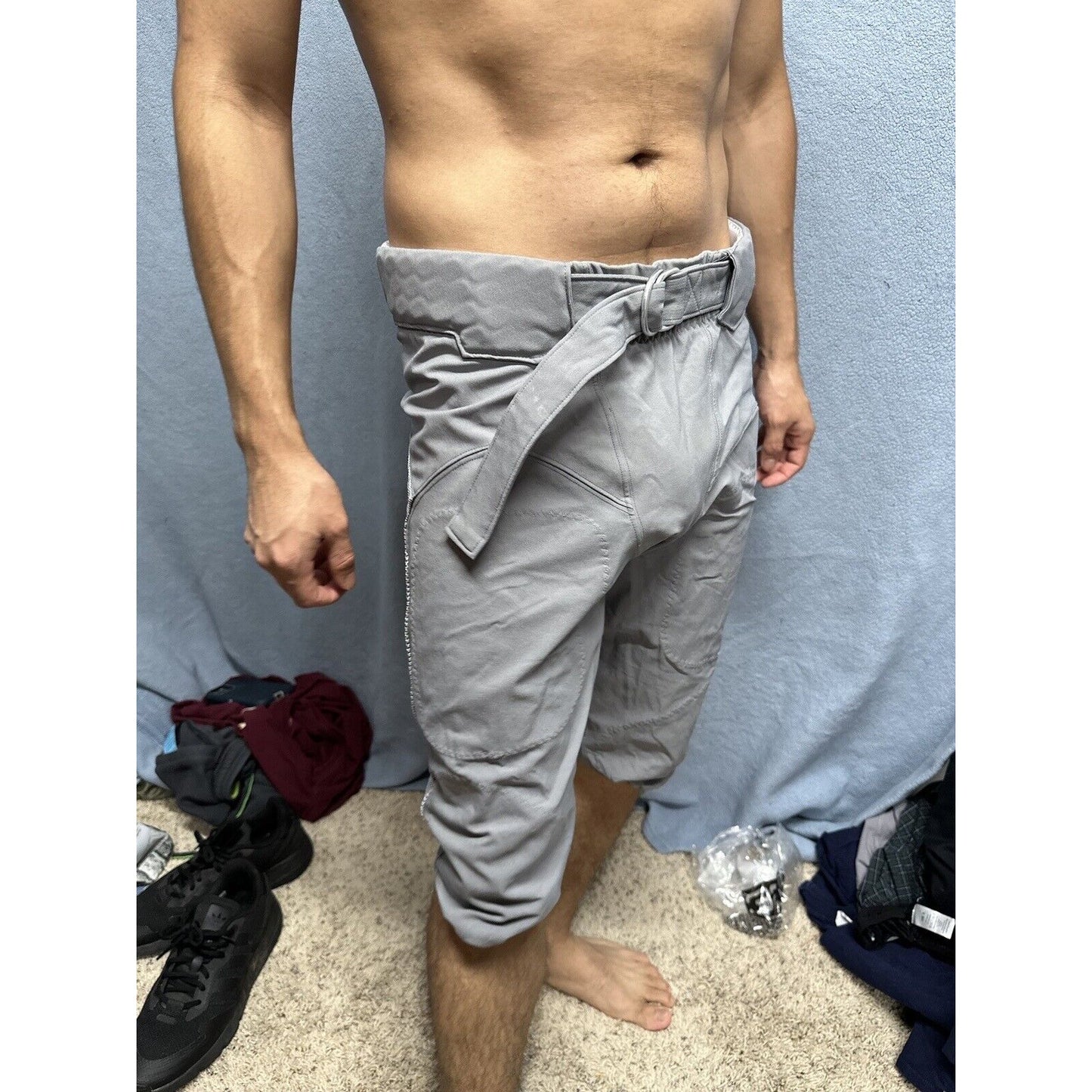 Men’s University Of Oregon Gray Nike Size #36 Football Pants