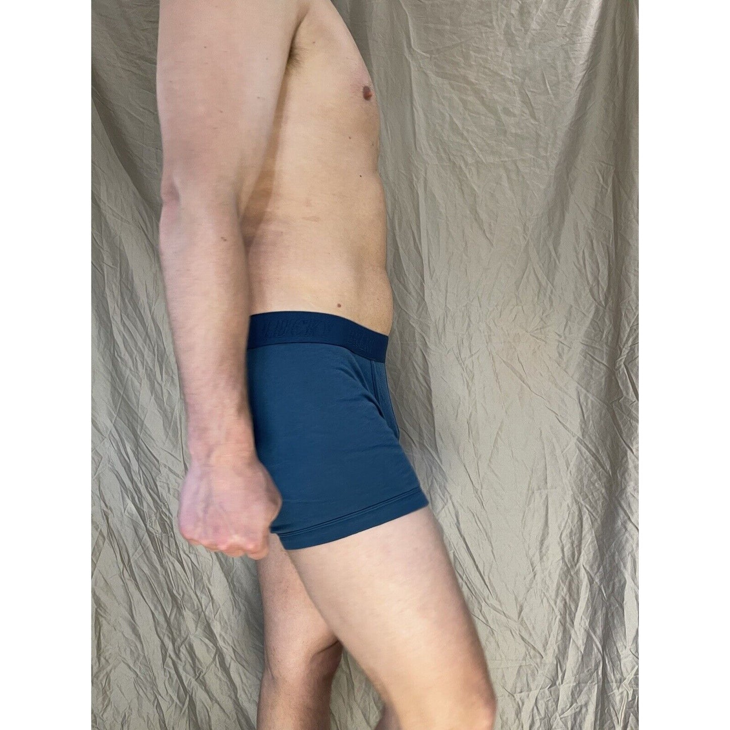 men's blue lucky brand blue medium boxer briefs cotton modal blend