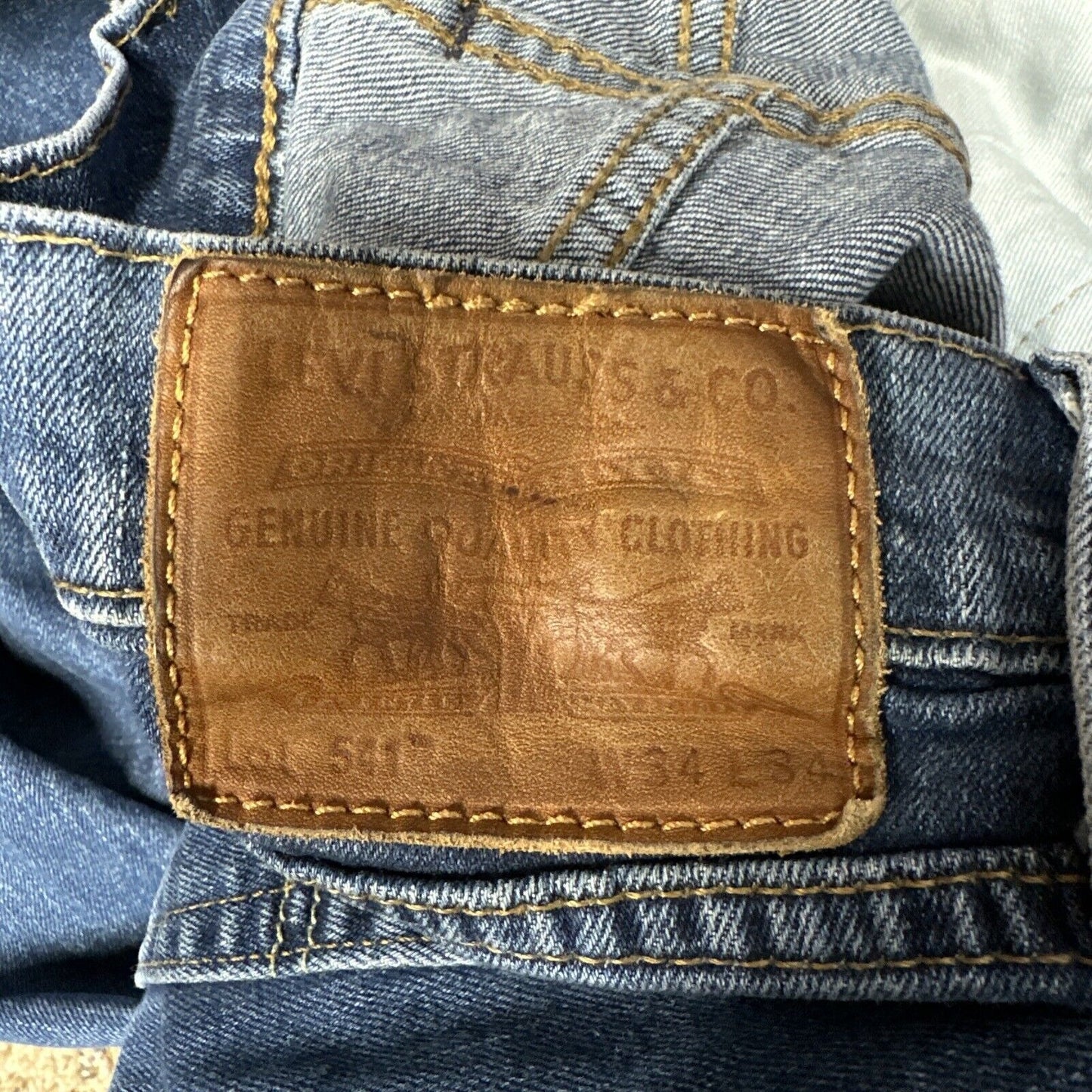 Men’s Levi’s Premium 541 Blue Jeans 34 X 34