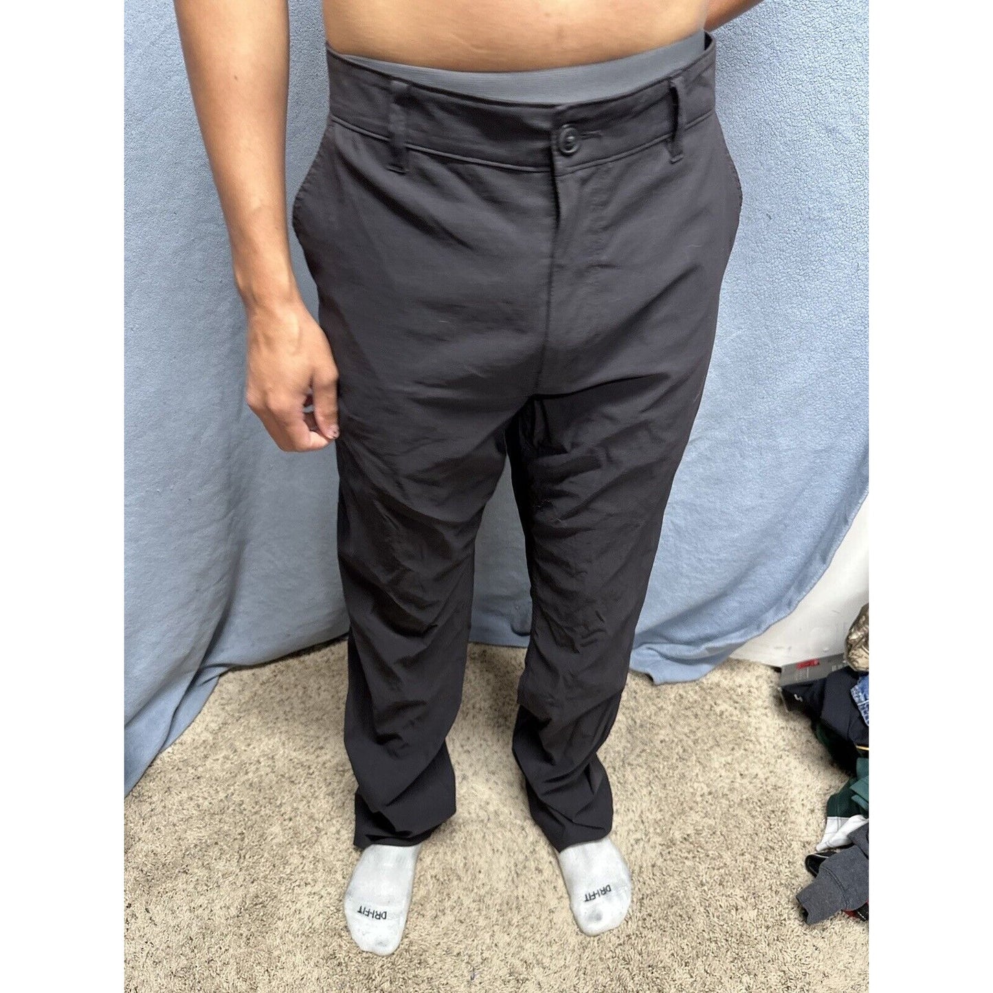 Men’s Union Bay 38x34 Black Nylon And Spandex Pants