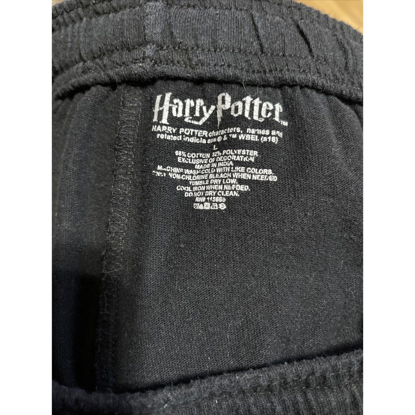 Harry Potter Black Large Sweatpants
