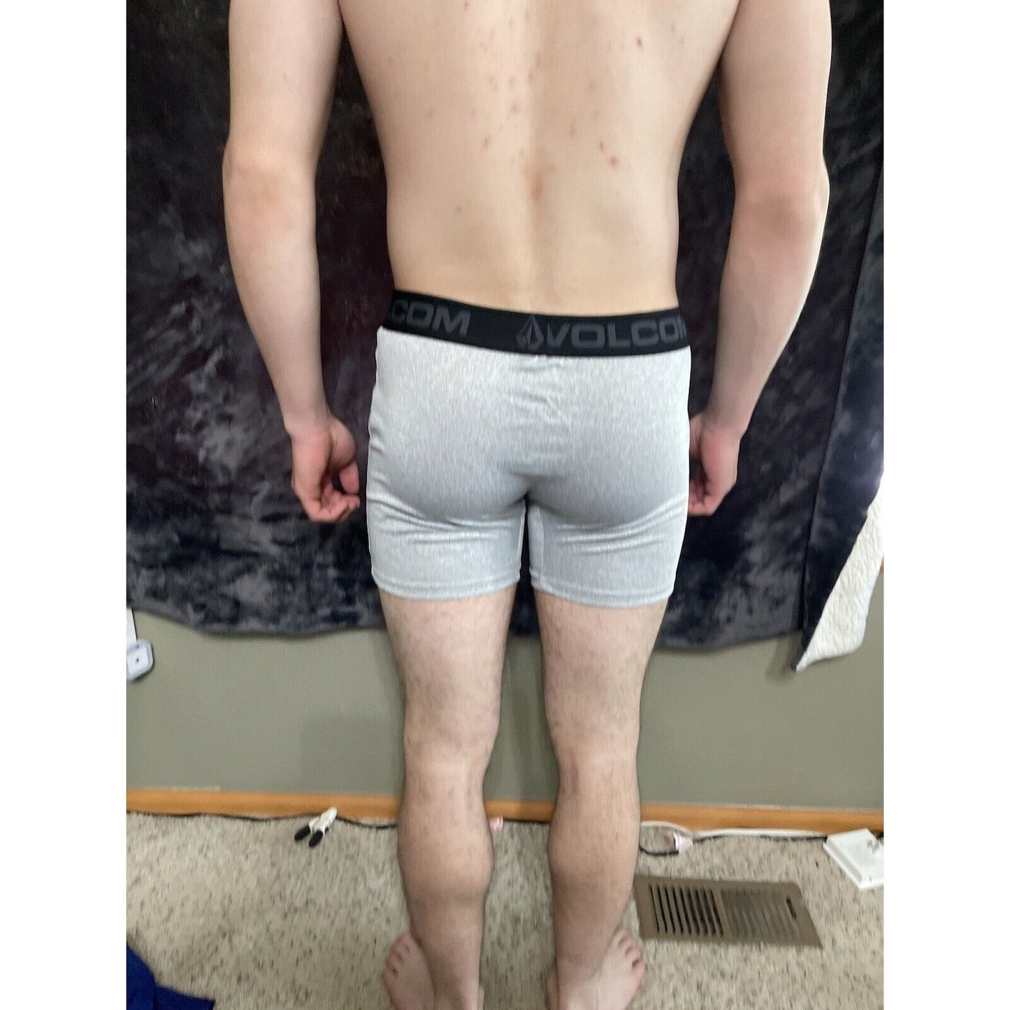 Men’s Small Icy Gray 32 Degrees Cool Boxer Briefs New